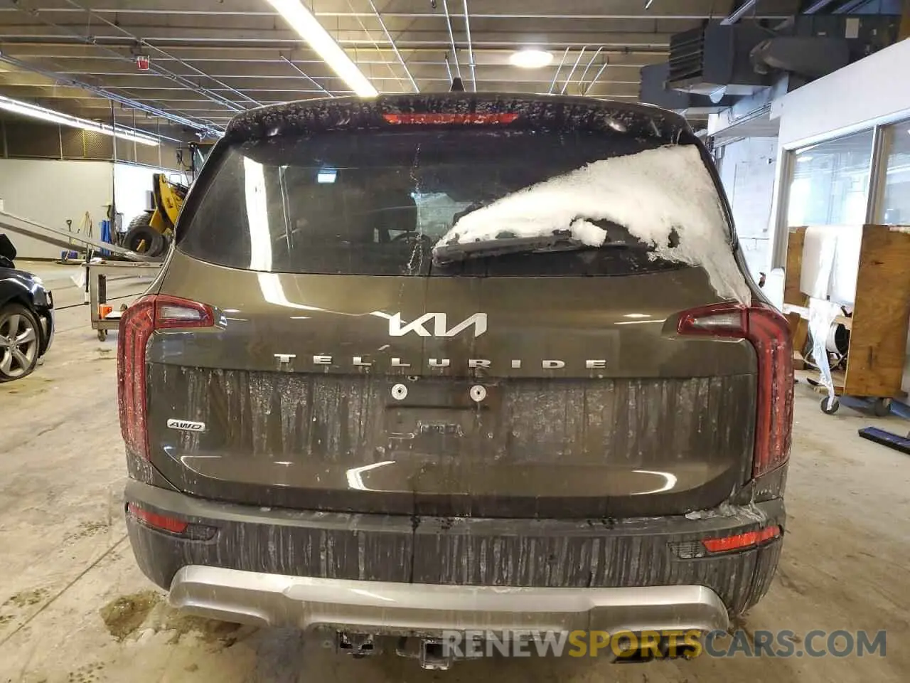 6 fotografías del automóvil dañado 5XYP5DHC2NG235782 KIA TELLURIDE 2022