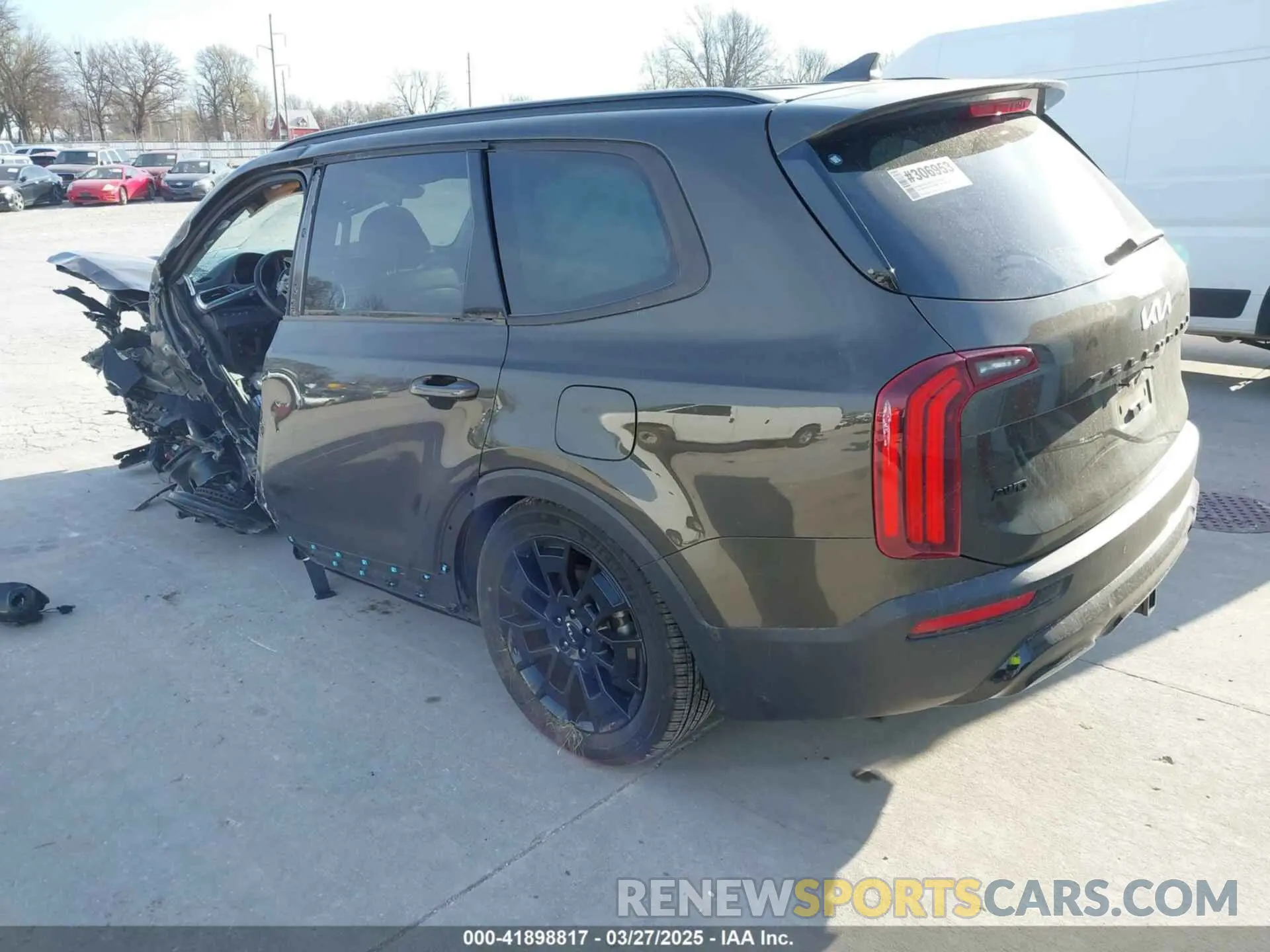 3 fotografías del automóvil dañado 5XYP5DHC2NG294489 KIA TELLURIDE 2022