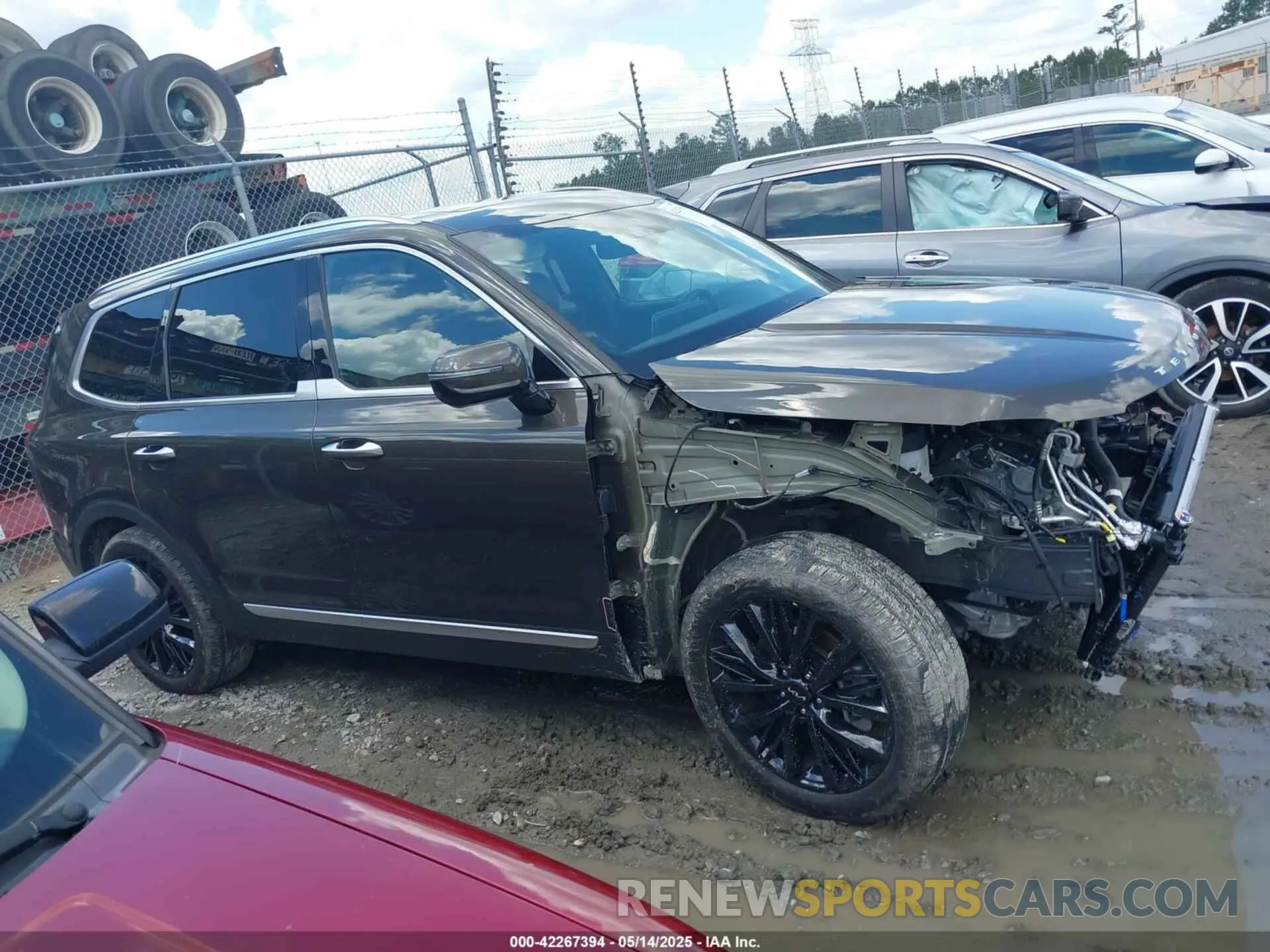 13 fotografías del automóvil dañado 5XYP5DHC3NG306763 KIA TELLURIDE 2022