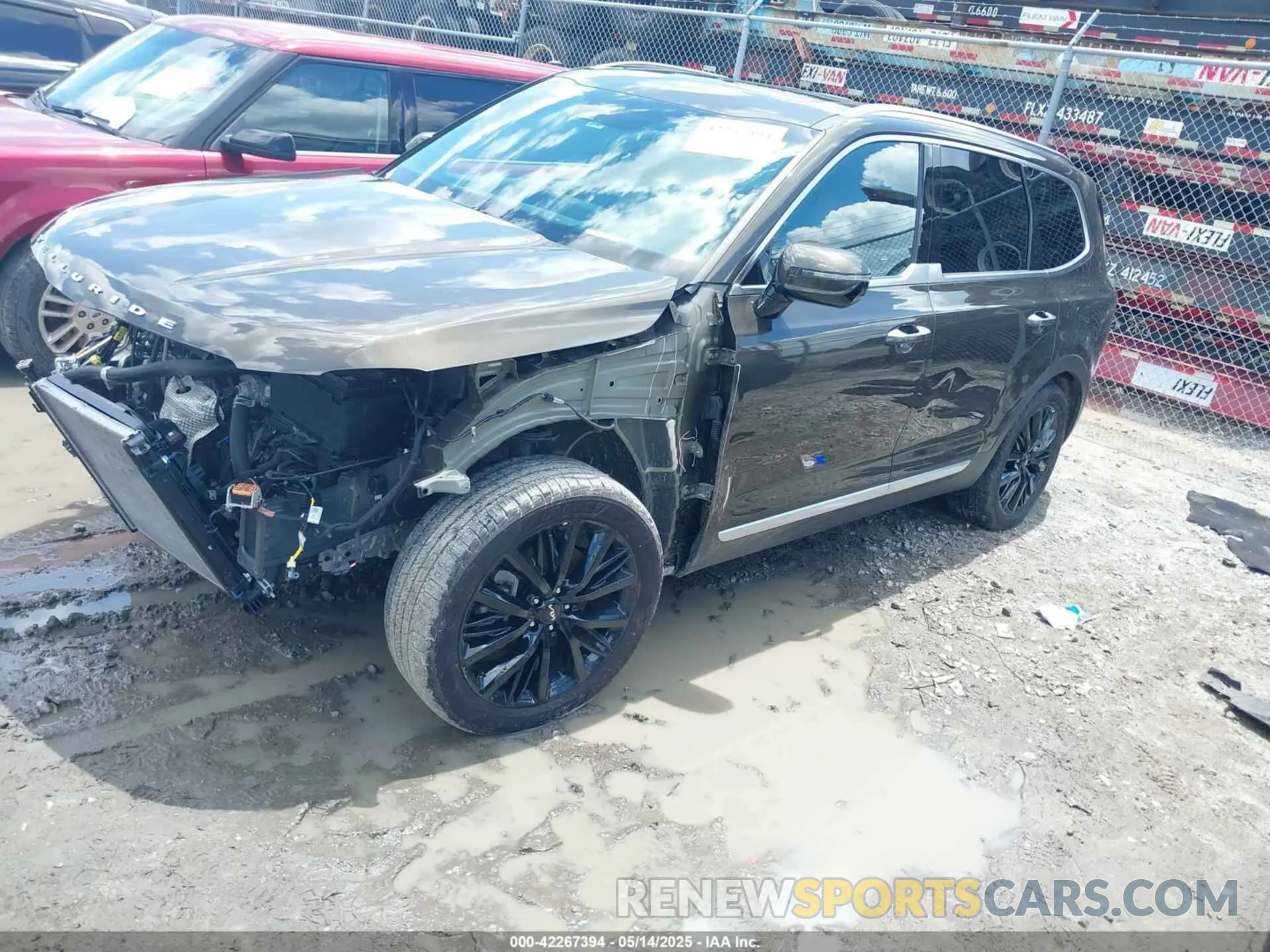2 fotografías del automóvil dañado 5XYP5DHC3NG306763 KIA TELLURIDE 2022