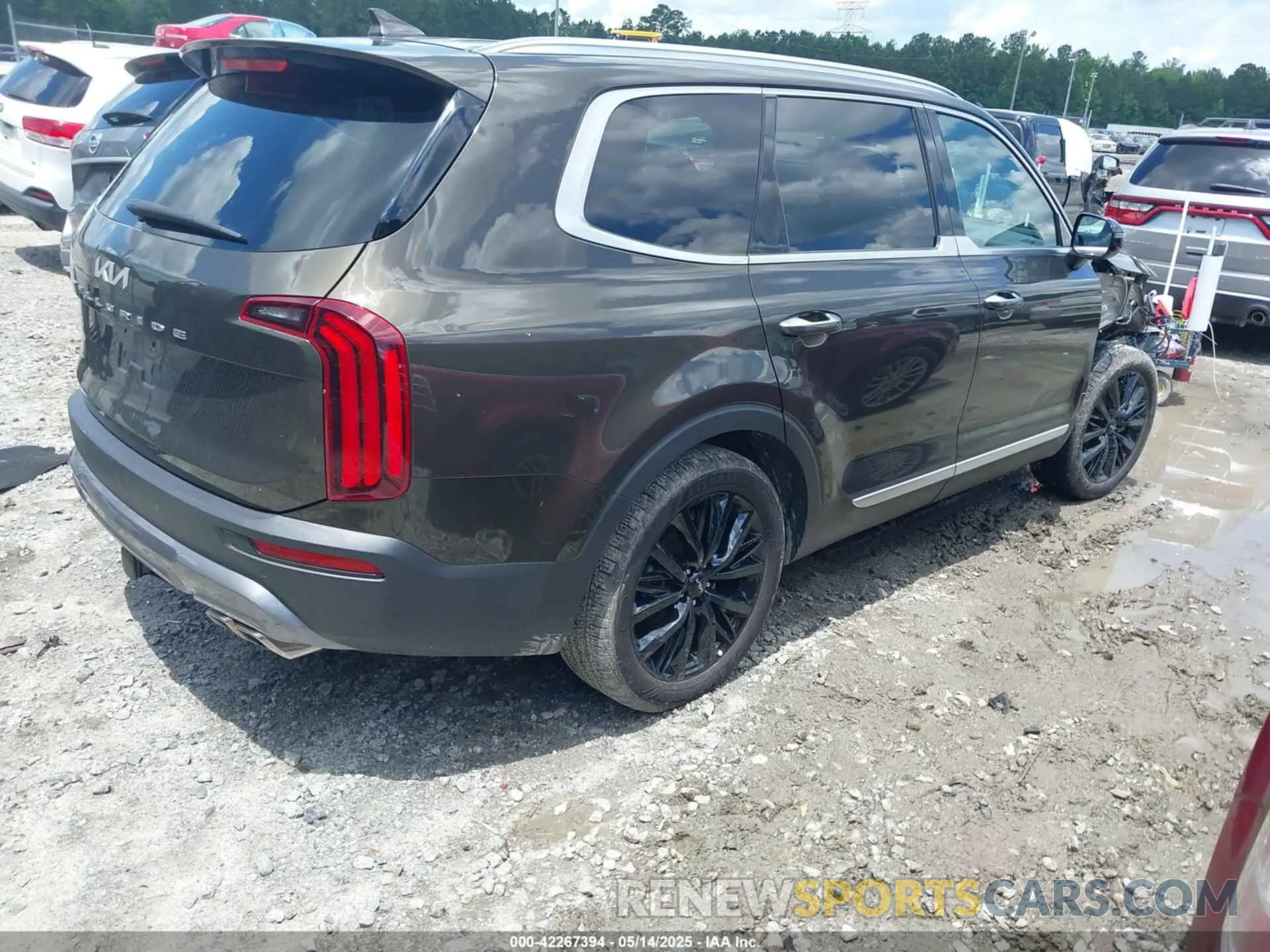 4 fotografías del automóvil dañado 5XYP5DHC3NG306763 KIA TELLURIDE 2022