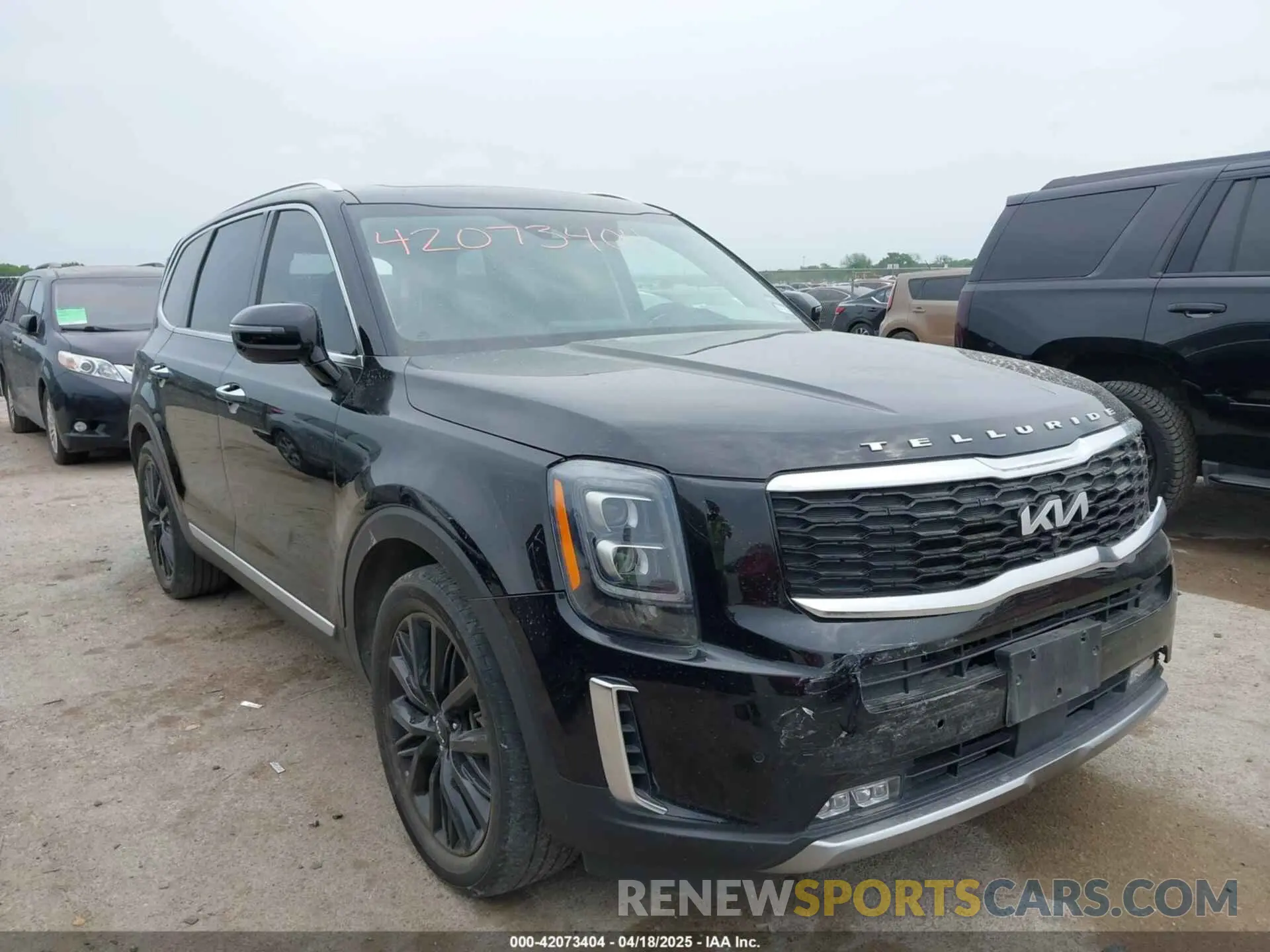 1 fotografías del automóvil dañado 5XYP5DHC4NG249036 KIA TELLURIDE 2022