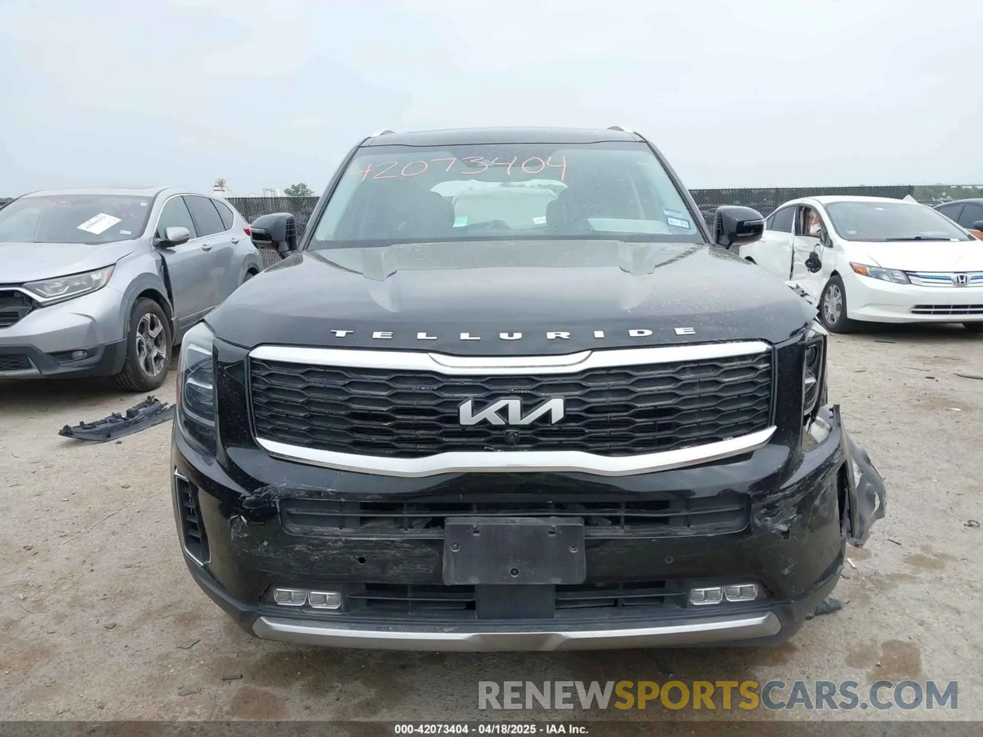 12 fotografías del automóvil dañado 5XYP5DHC4NG249036 KIA TELLURIDE 2022