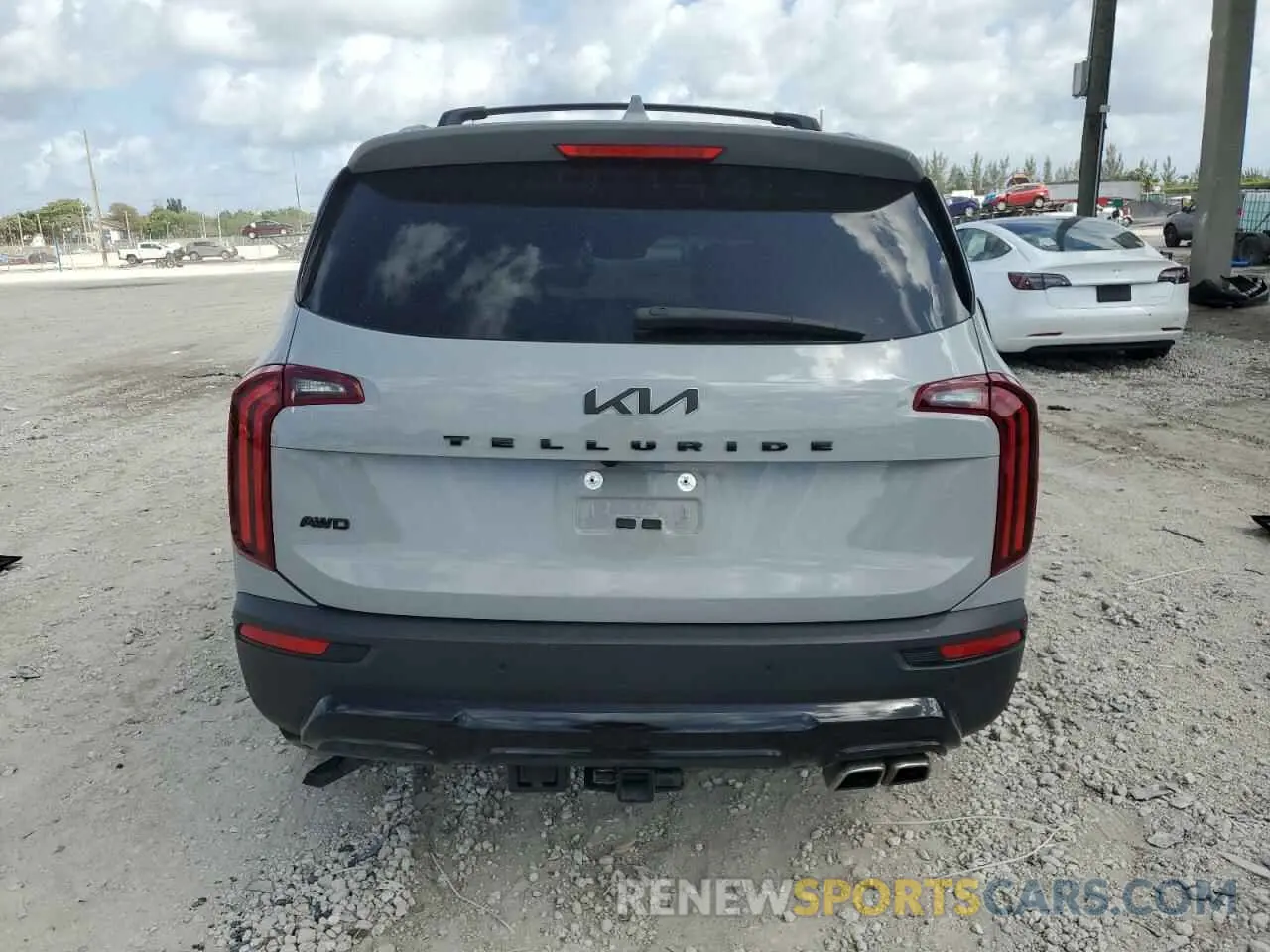 6 fotografías del automóvil dañado 5XYP5DHC4NG297894 KIA TELLURIDE 2022