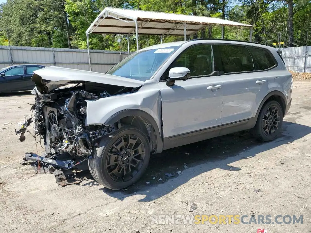 1 fotografías del automóvil dañado 5XYP5DHC5NG194998 KIA TELLURIDE 2022