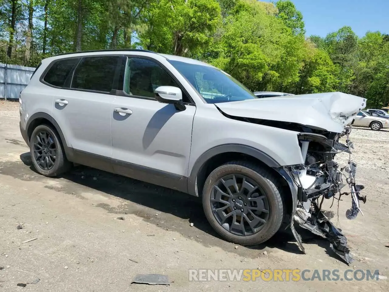 4 fotografías del automóvil dañado 5XYP5DHC5NG194998 KIA TELLURIDE 2022