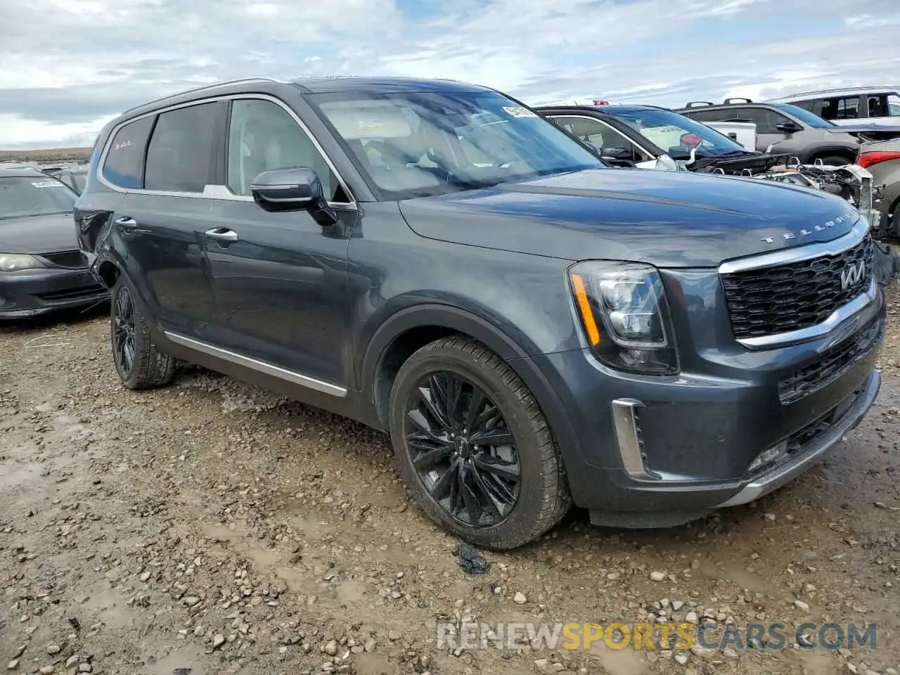 4 fotografías del automóvil dañado 5XYP5DHC6NG276609 KIA TELLURIDE 2022
