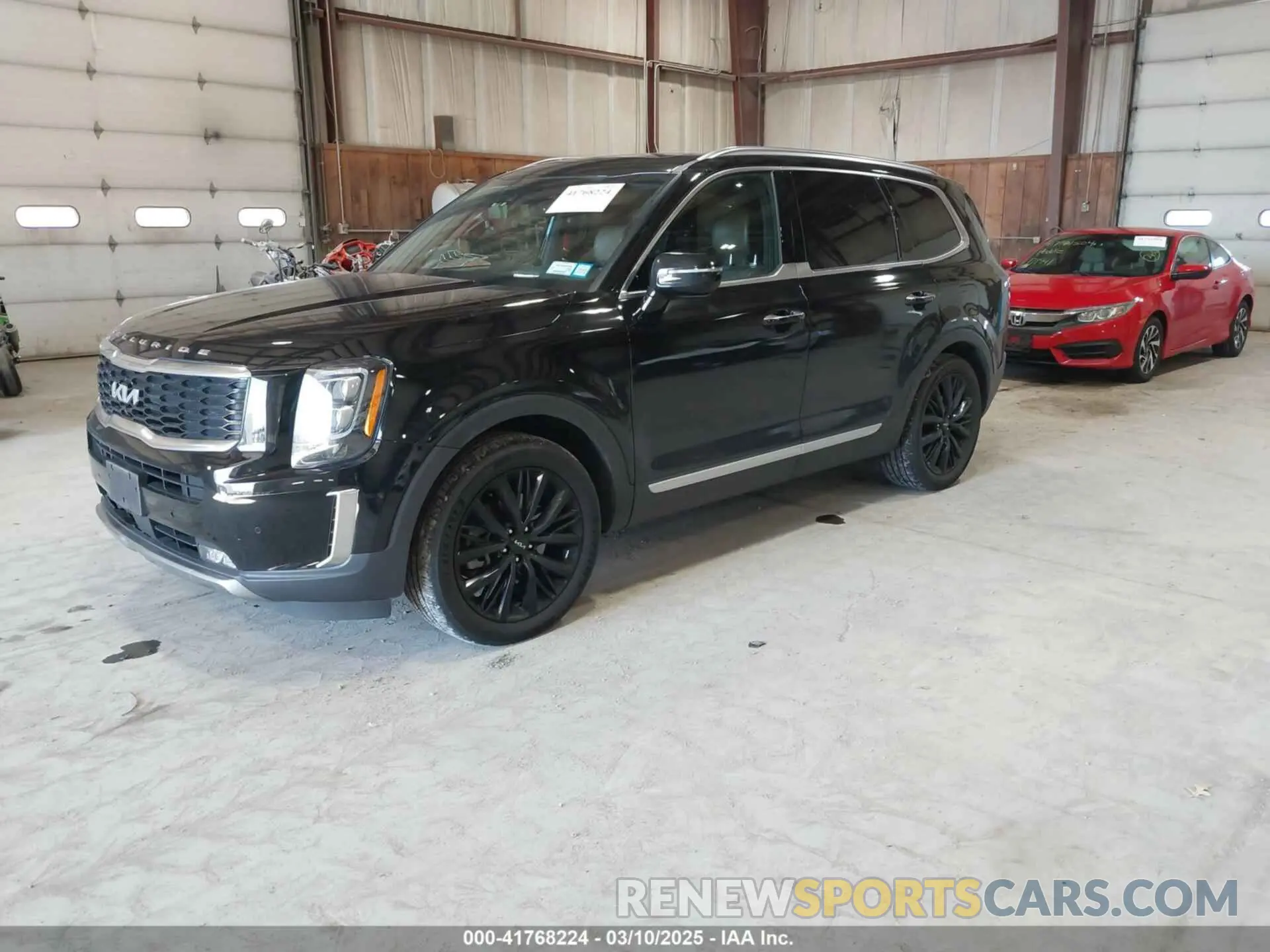 2 fotografías del automóvil dañado 5XYP5DHC8NG199158 KIA TELLURIDE 2022