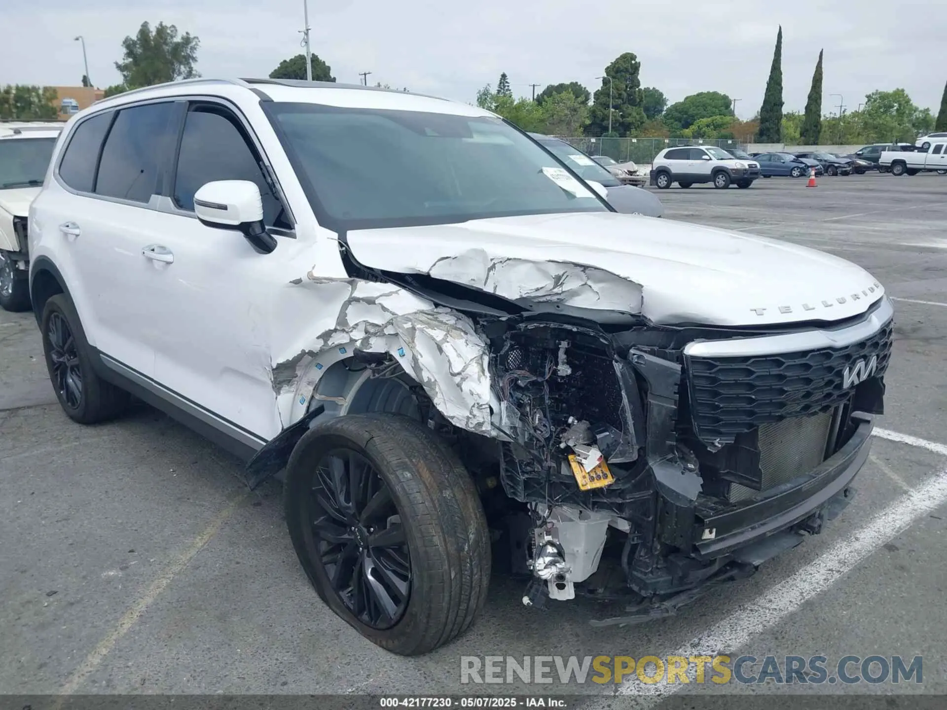 1 fotografías del automóvil dañado 5XYP5DHC9NG247668 KIA TELLURIDE 2022