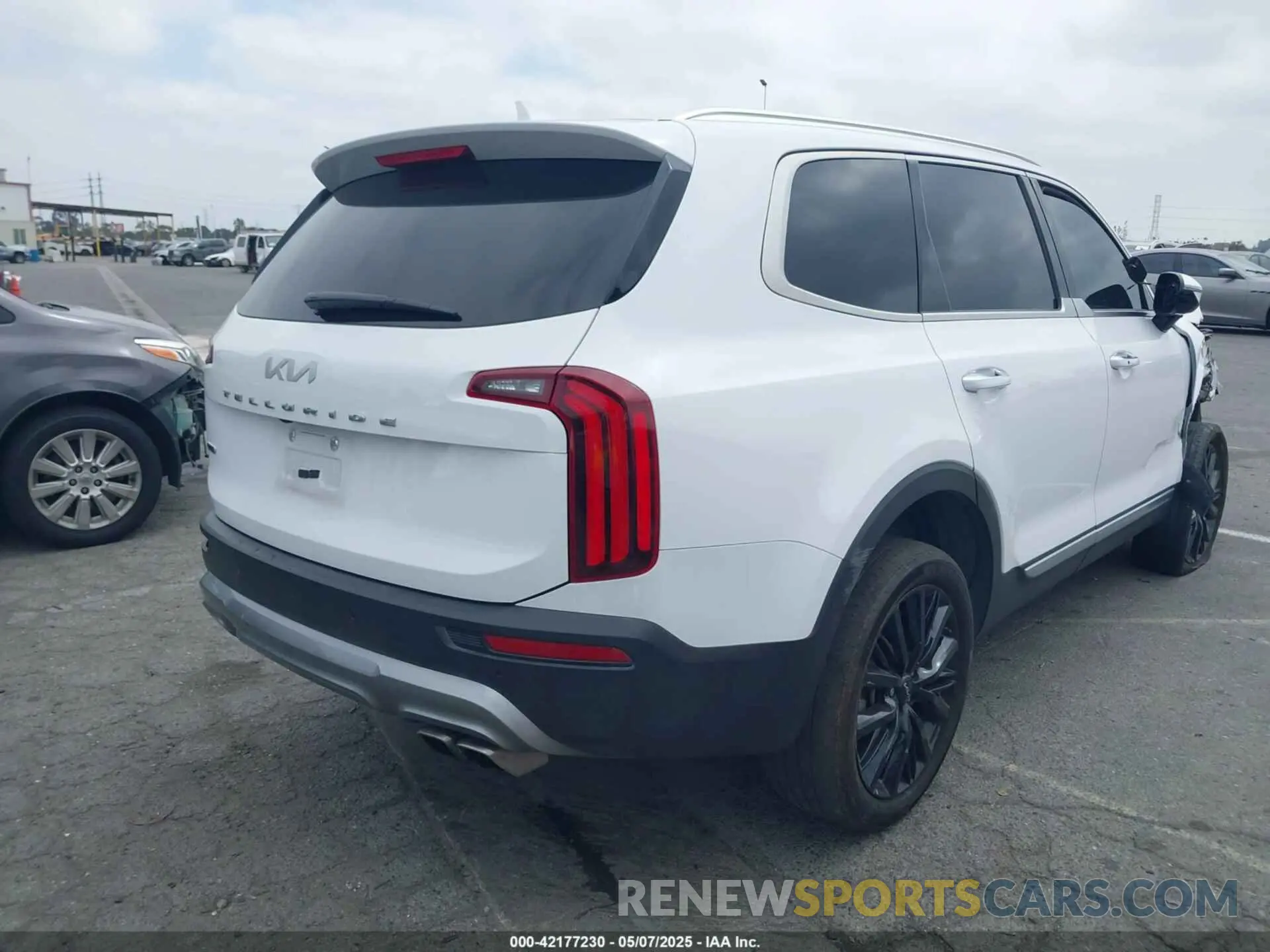 4 fotografías del automóvil dañado 5XYP5DHC9NG247668 KIA TELLURIDE 2022