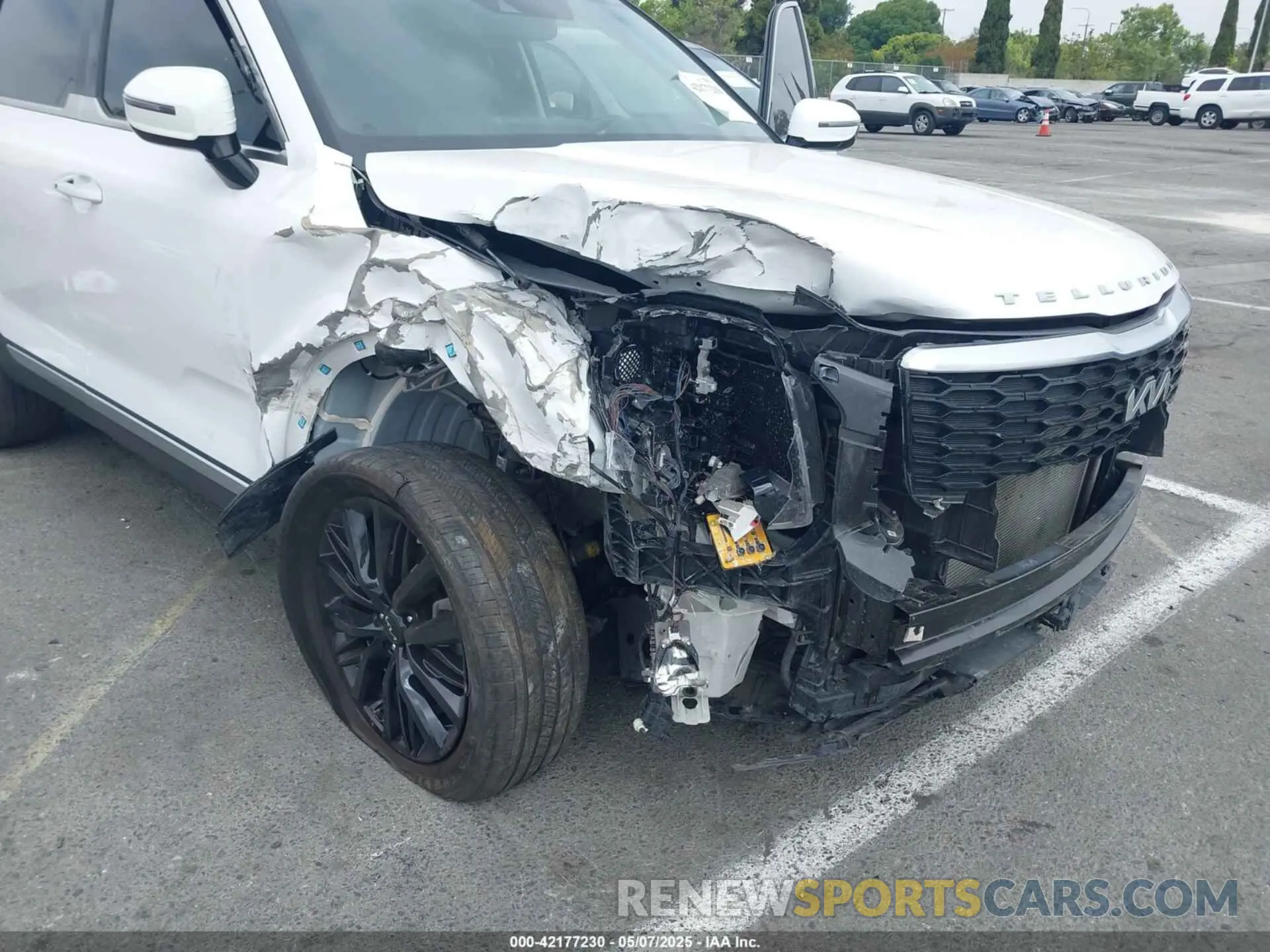 6 fotografías del automóvil dañado 5XYP5DHC9NG247668 KIA TELLURIDE 2022