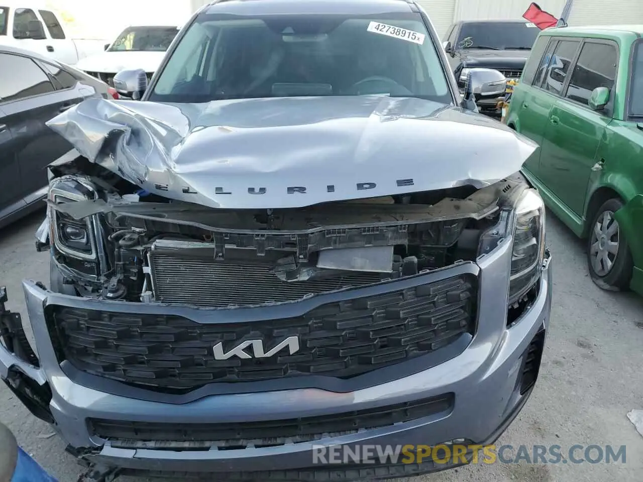 5 fotografías del automóvil dañado 5XYP5DHC9NG284252 KIA TELLURIDE 2022