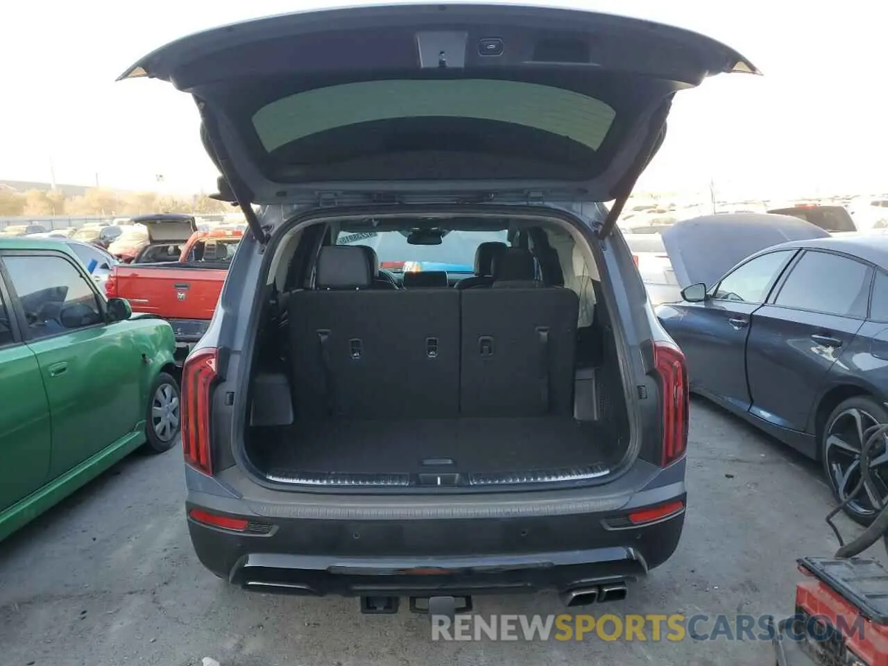 6 fotografías del automóvil dañado 5XYP5DHC9NG284252 KIA TELLURIDE 2022