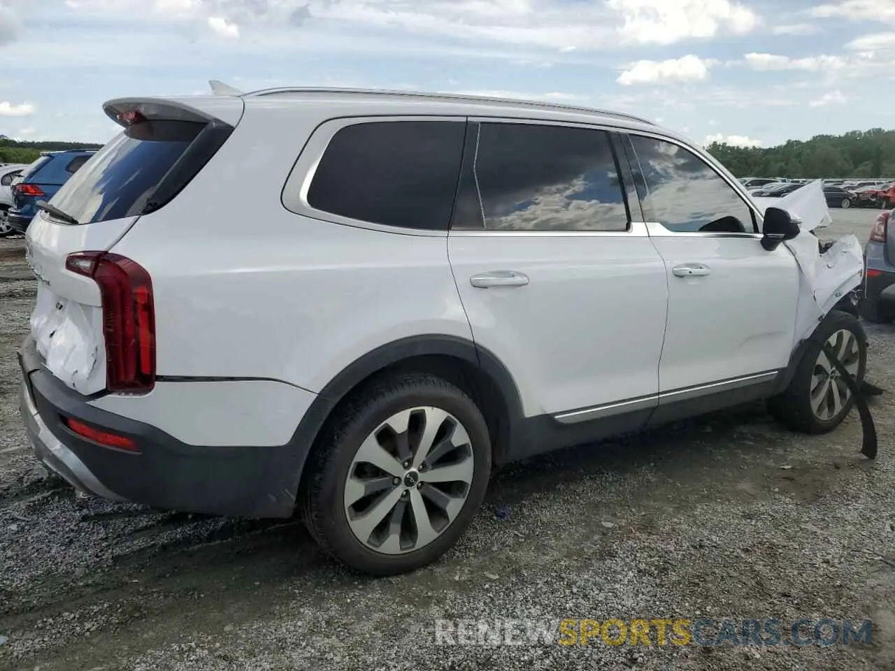 3 fotografías del automóvil dañado 5XYP64HC7NG221406 KIA TELLURIDE 2022