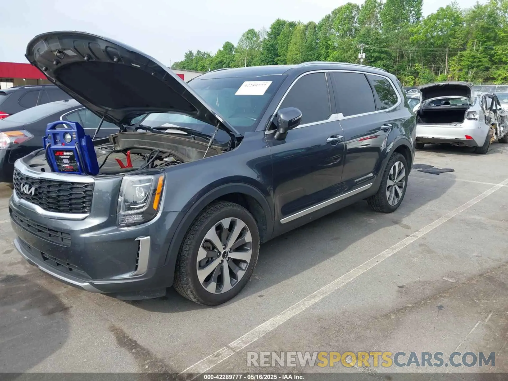 2 fotografías del automóvil dañado 5XYP64HCXNG225885 KIA TELLURIDE 2022
