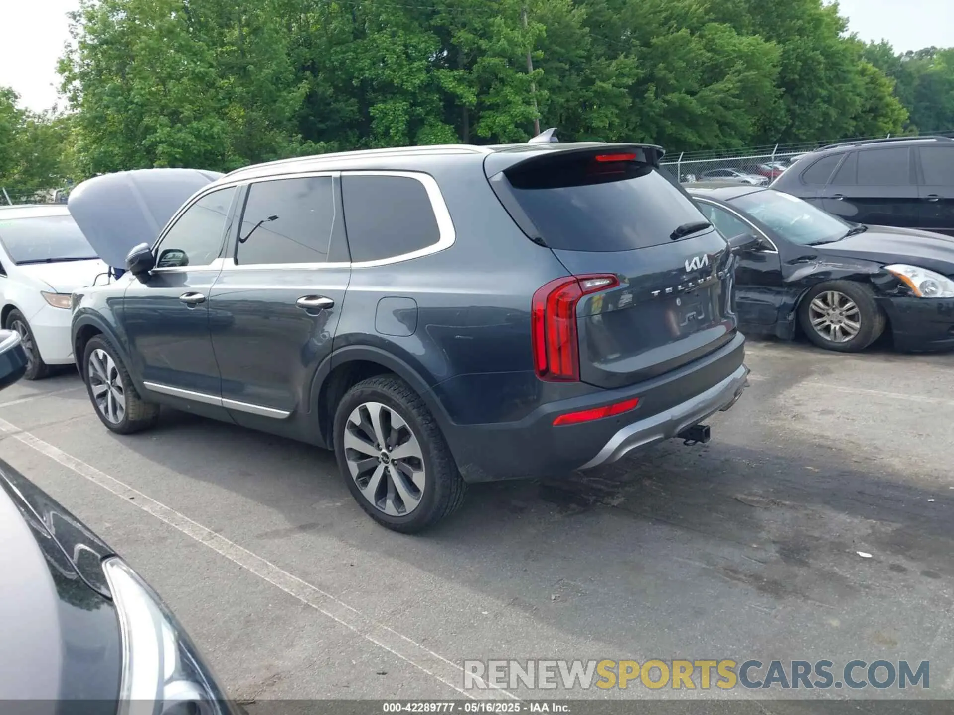 3 fotografías del automóvil dañado 5XYP64HCXNG225885 KIA TELLURIDE 2022