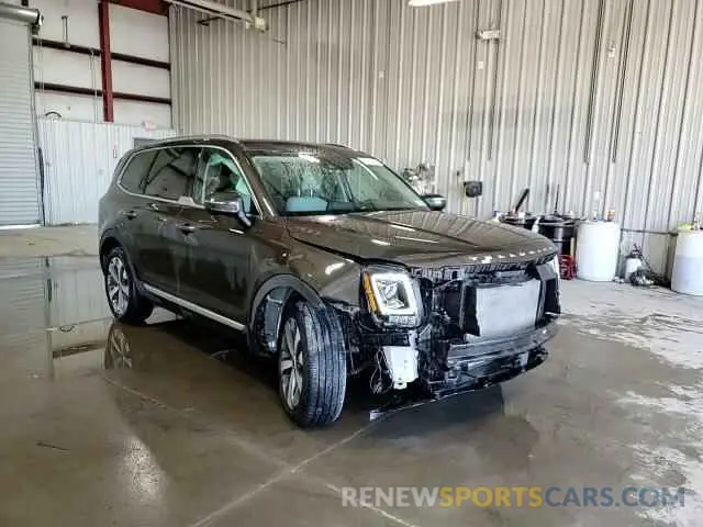 15 fotografías del automóvil dañado 5XYP6DHC2NG285465 KIA TELLURIDE 2022