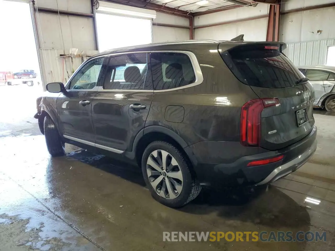 2 fotografías del automóvil dañado 5XYP6DHC2NG285465 KIA TELLURIDE 2022