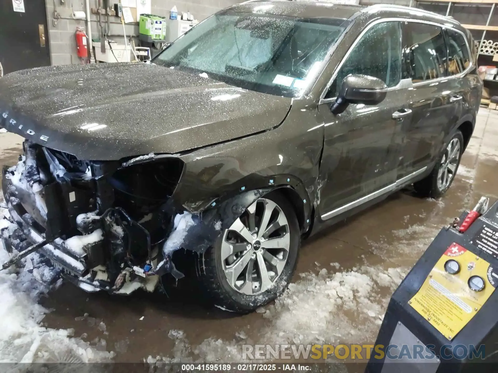 2 fotografías del automóvil dañado 5XYP6DHC4NG200609 KIA TELLURIDE 2022