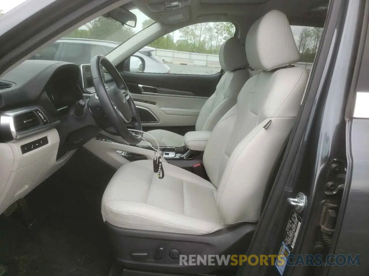 7 fotografías del automóvil dañado 5XYP6DHC6NG240156 KIA TELLURIDE 2022