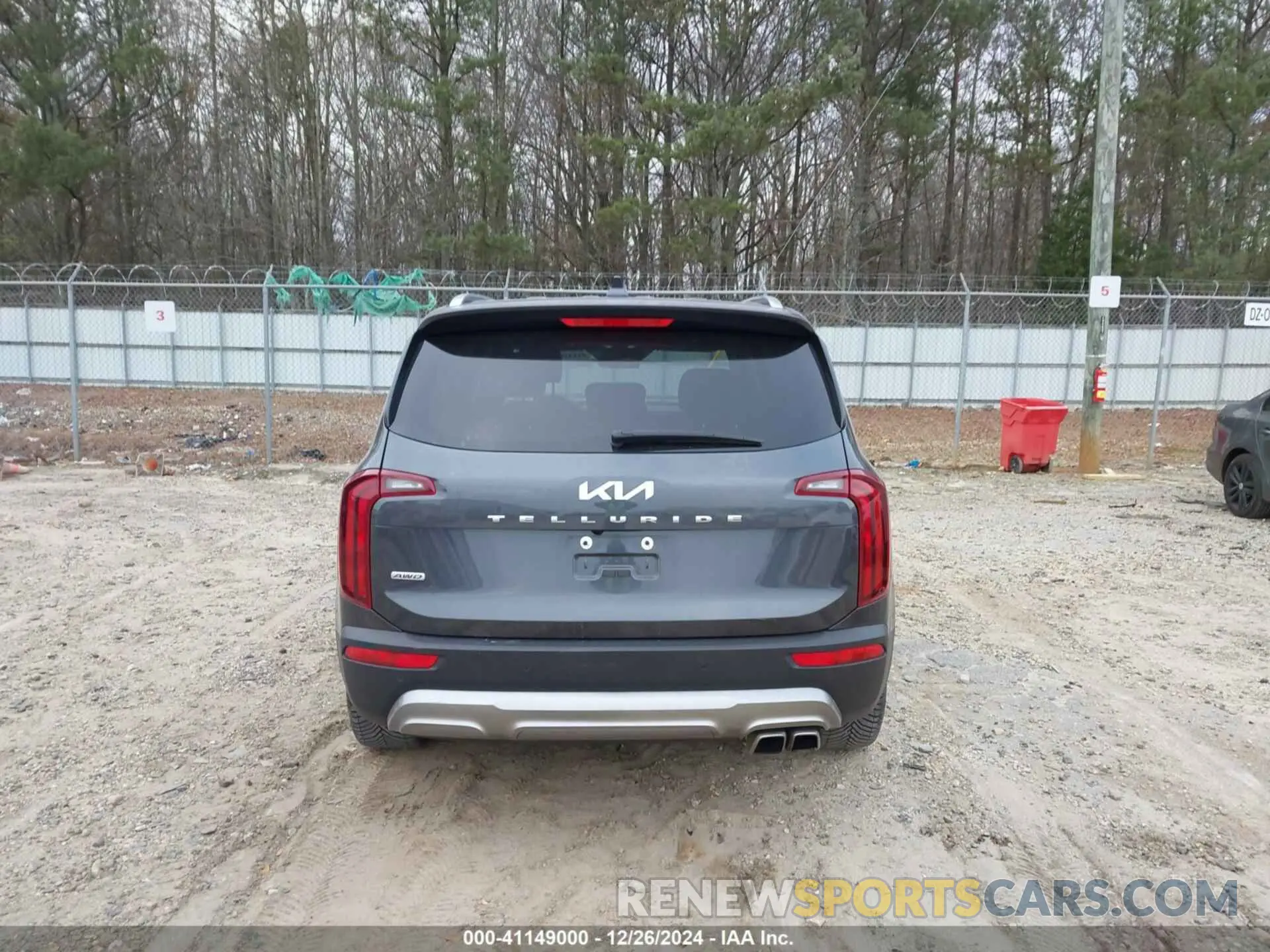 17 fotografías del automóvil dañado 5XYP6DHCXNG240676 KIA TELLURIDE 2022