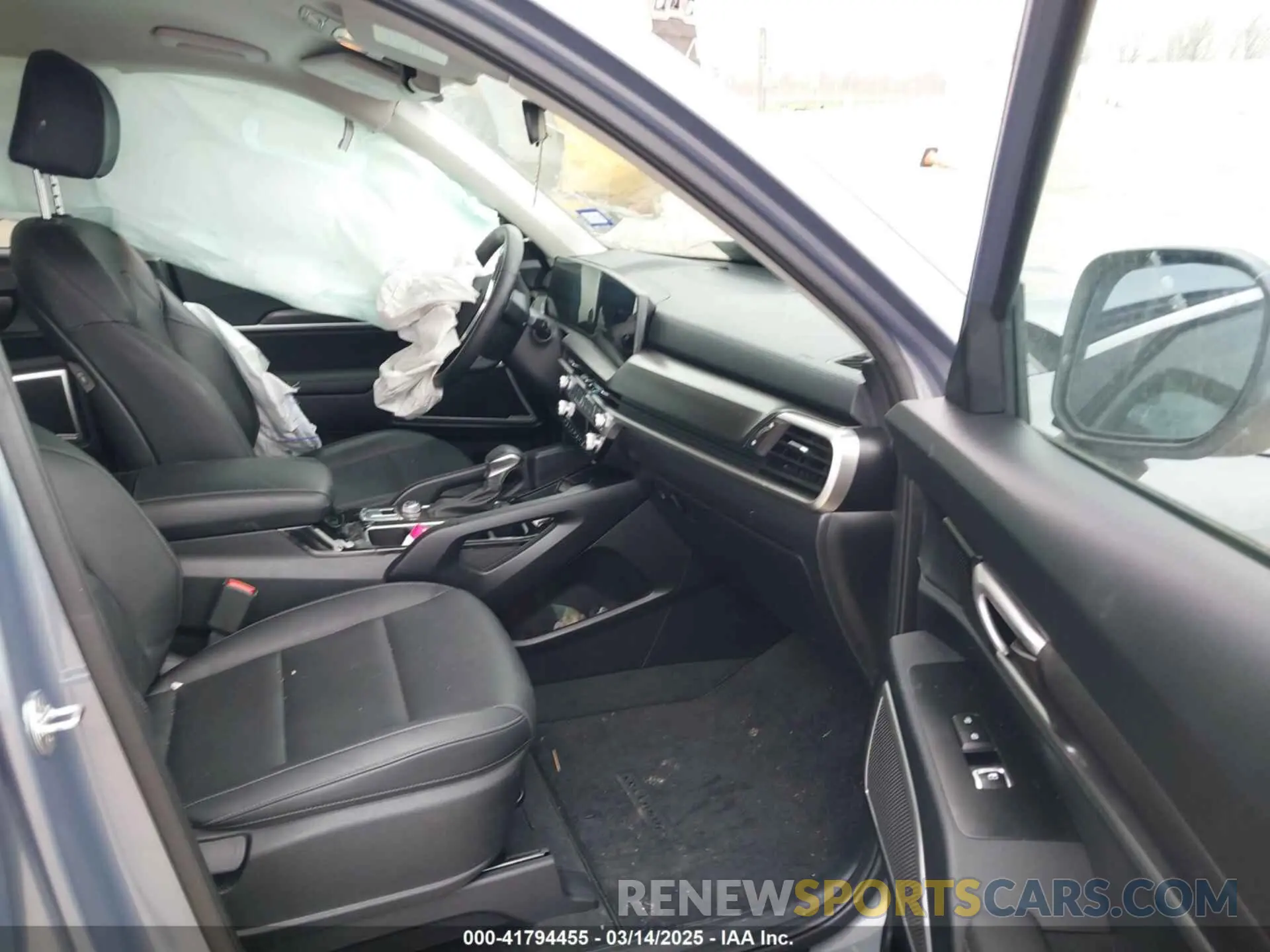 5 fotografías del automóvil dañado 5XYP24GC7PG331419 KIA TELLURIDE 2023