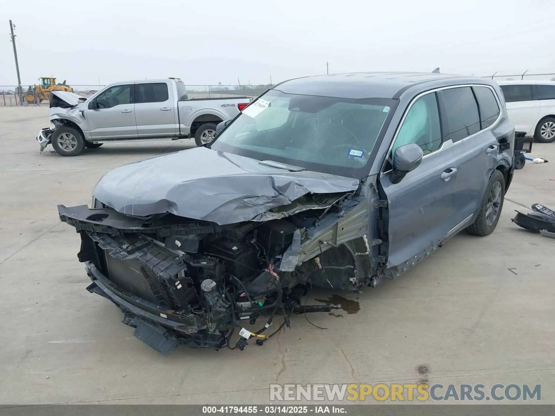 6 fotografías del automóvil dañado 5XYP24GC7PG331419 KIA TELLURIDE 2023