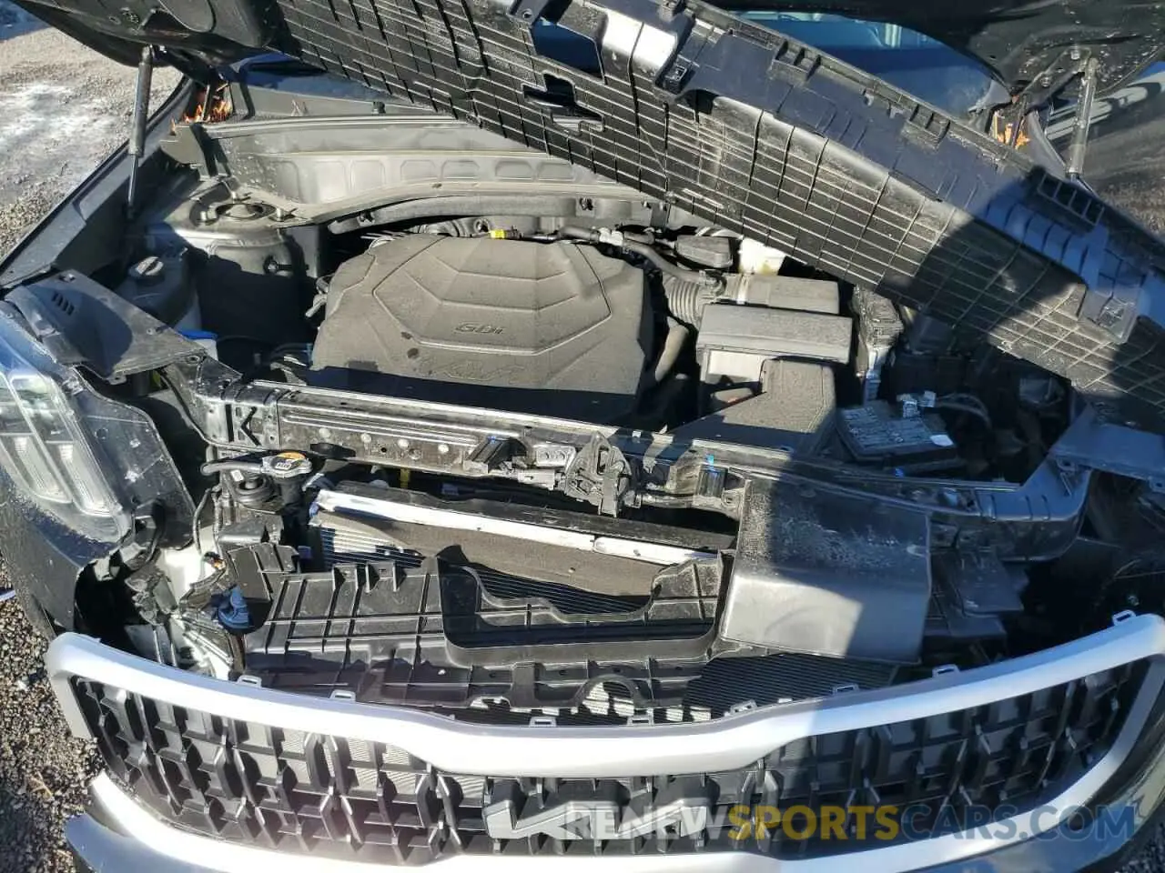 12 fotografías del automóvil dañado 5XYP2DGC2PG366207 KIA TELLURIDE 2023