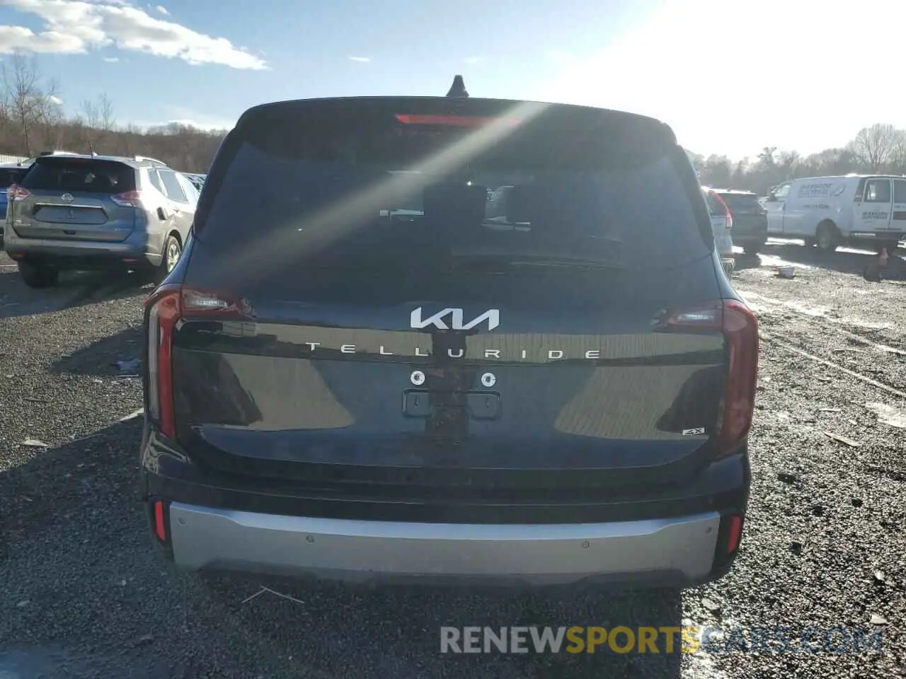 6 fotografías del automóvil dañado 5XYP2DGC2PG366207 KIA TELLURIDE 2023