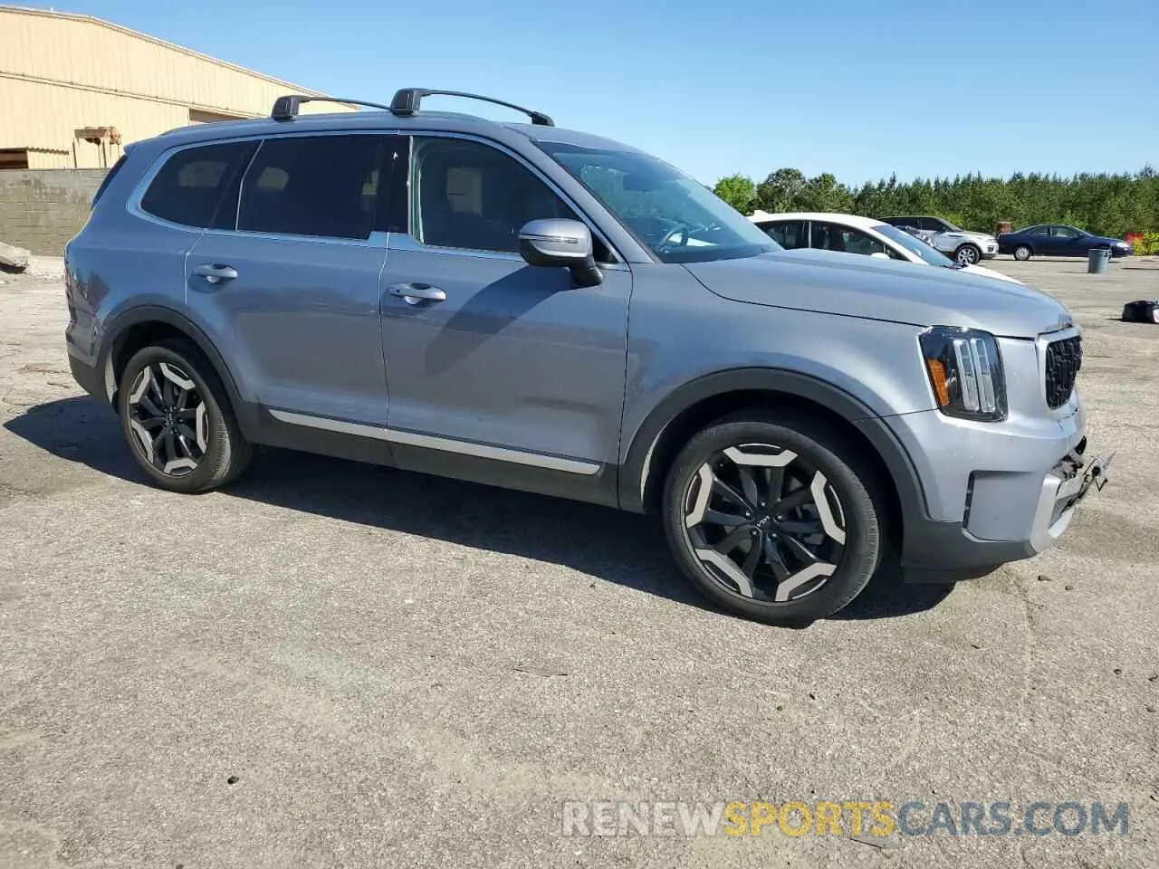 4 fotografías del automóvil dañado 5XYP34GC1PG381875 KIA TELLURIDE 2023