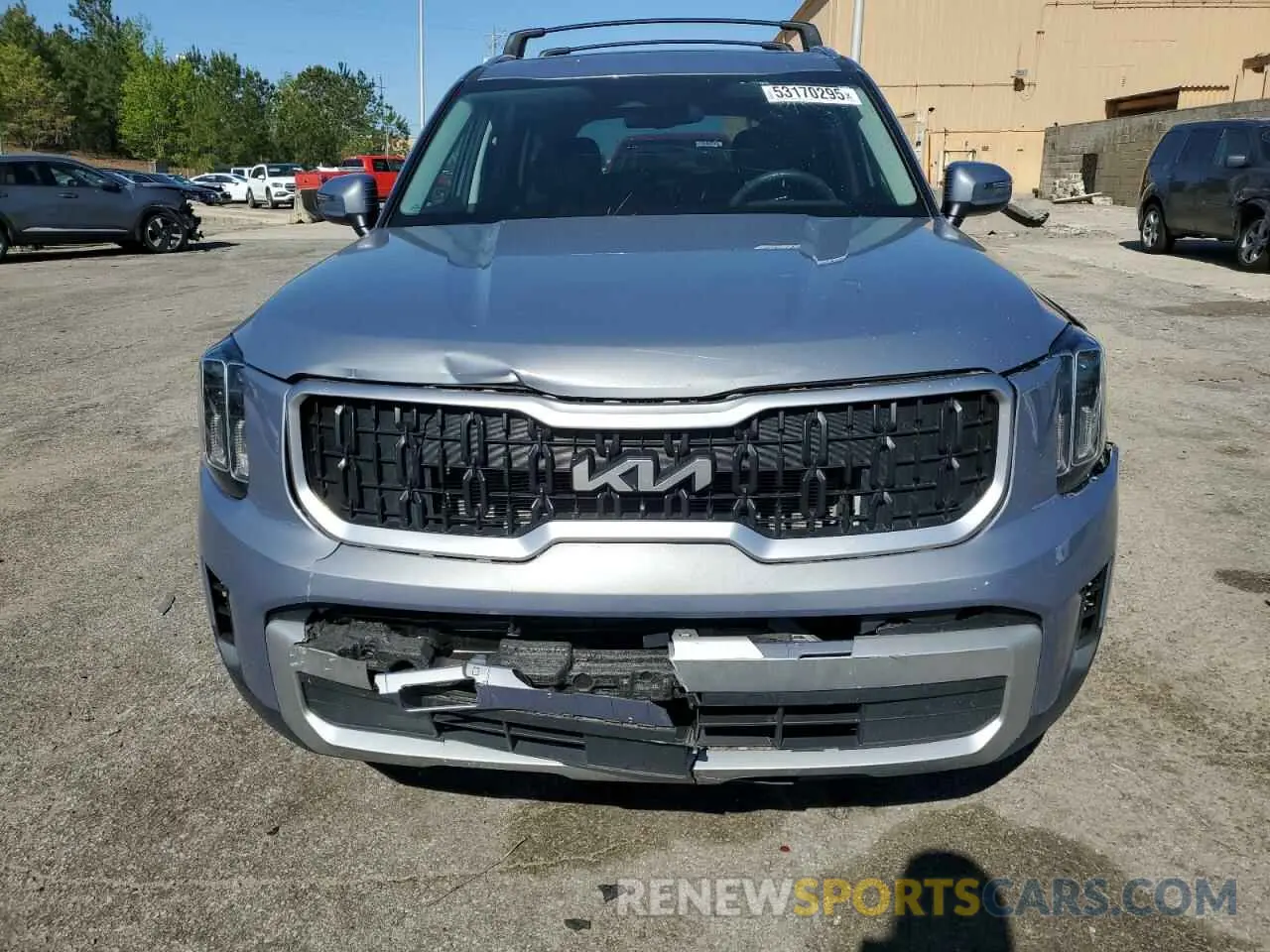 5 fotografías del automóvil dañado 5XYP34GC1PG381875 KIA TELLURIDE 2023