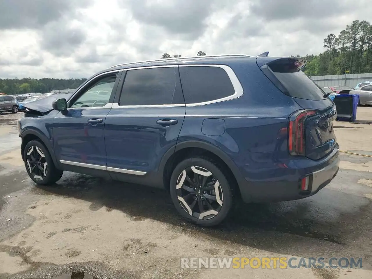 2 fotografías del automóvil dañado 5XYP34GC5PG342125 KIA TELLURIDE 2023