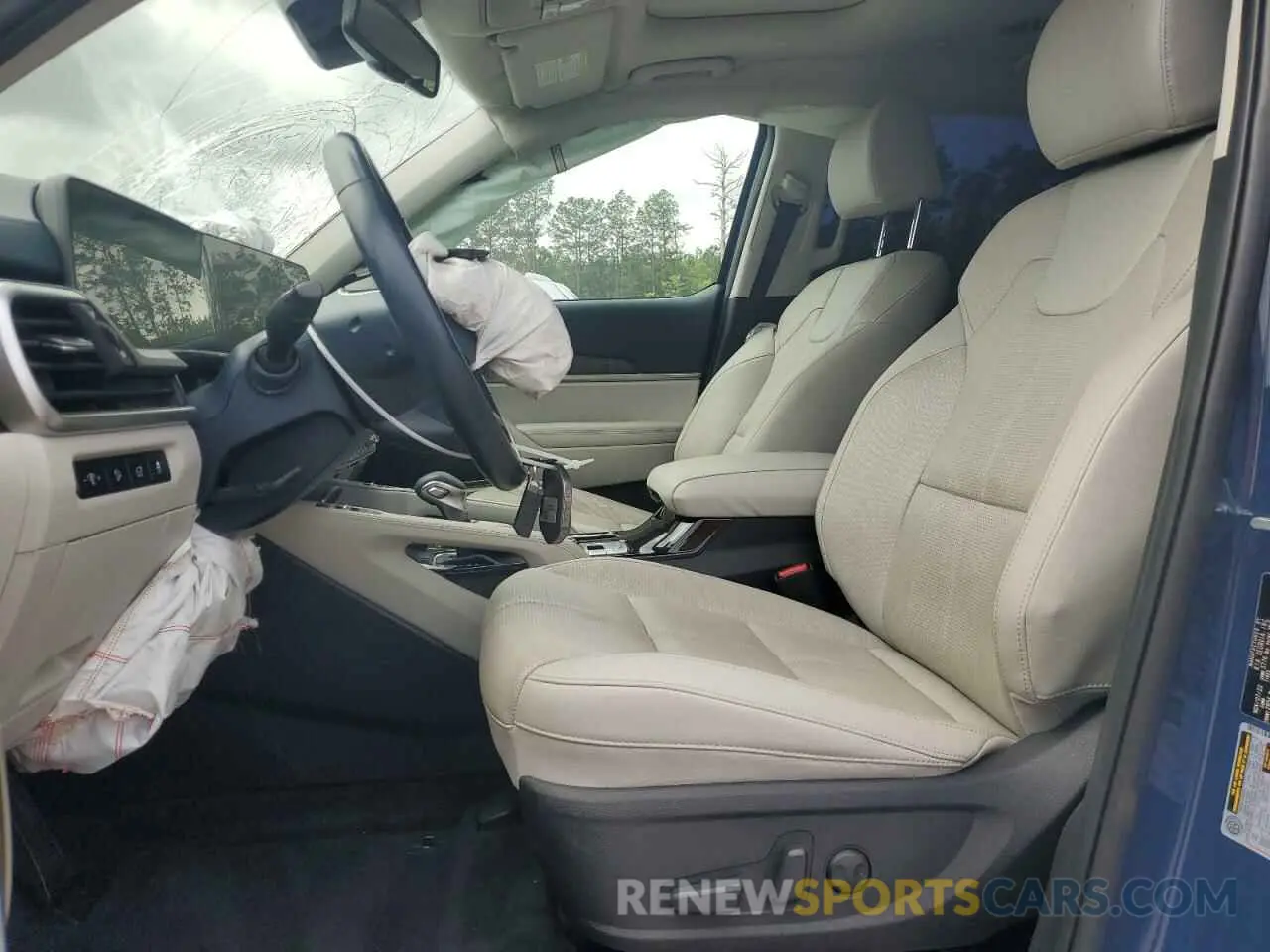 7 fotografías del automóvil dañado 5XYP34GC5PG342125 KIA TELLURIDE 2023