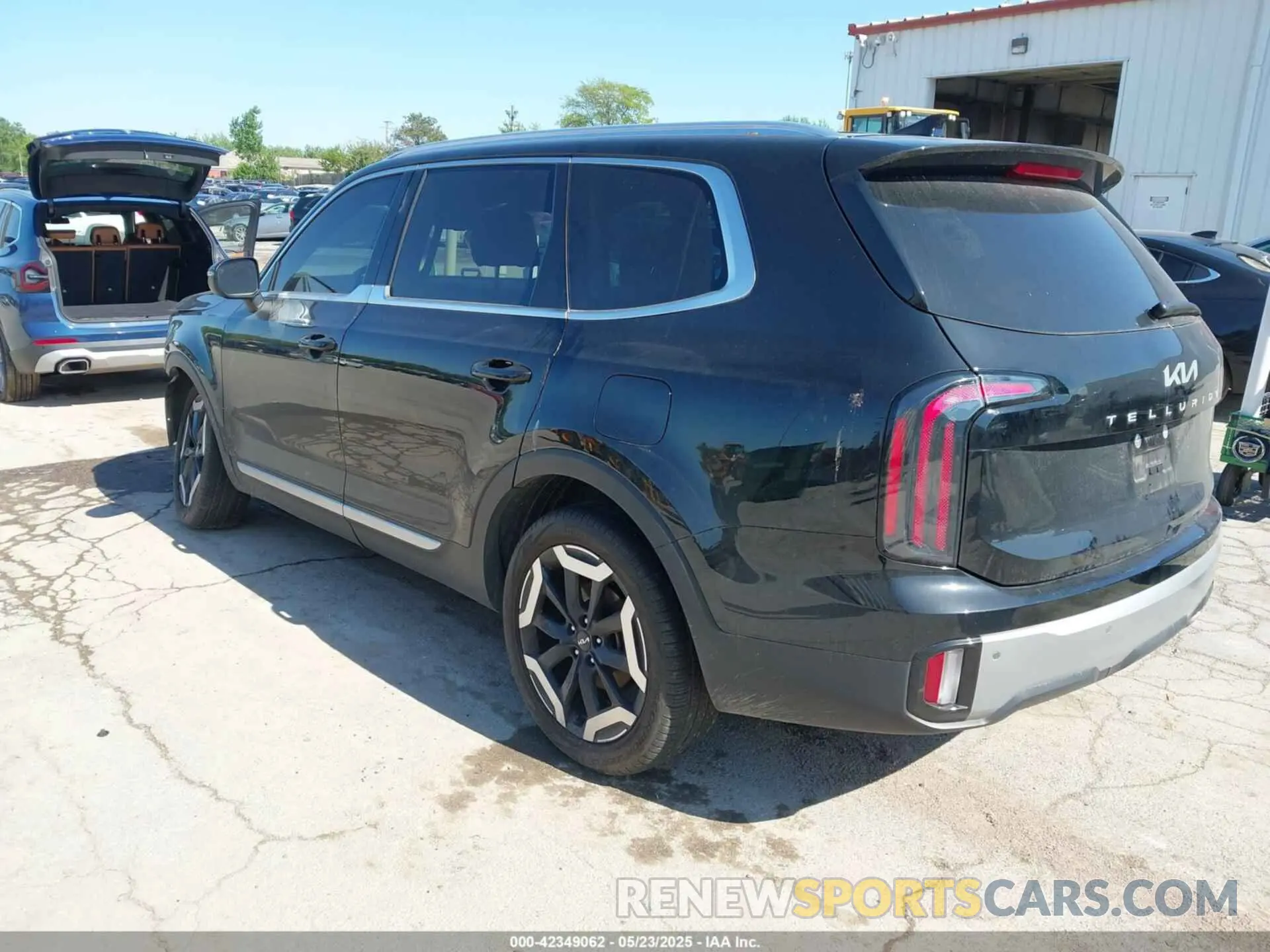 3 fotografías del automóvil dañado 5XYP34GC5PG364030 KIA TELLURIDE 2023