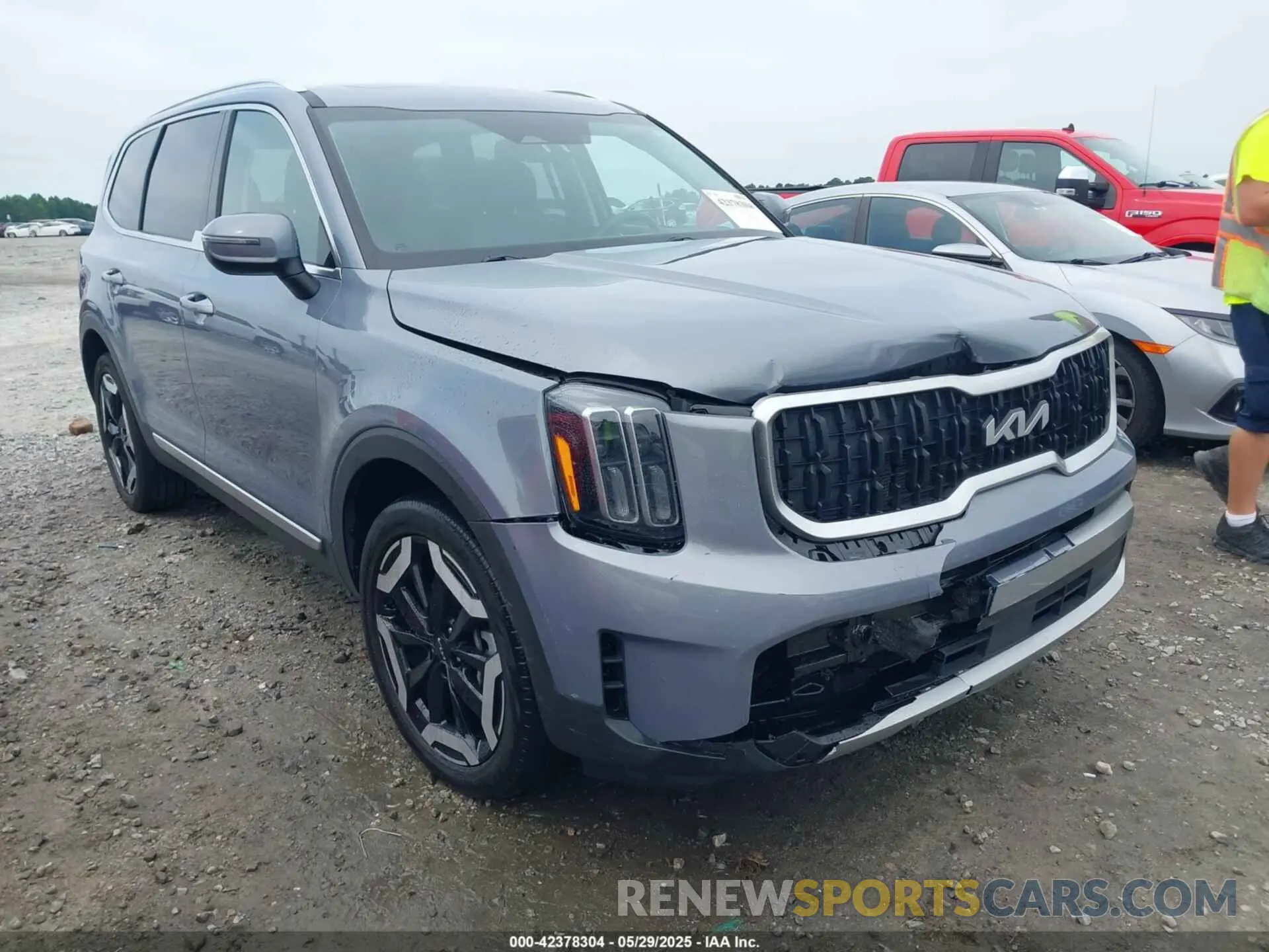 1 fotografías del automóvil dañado 5XYP34GC5PG408253 KIA TELLURIDE 2023