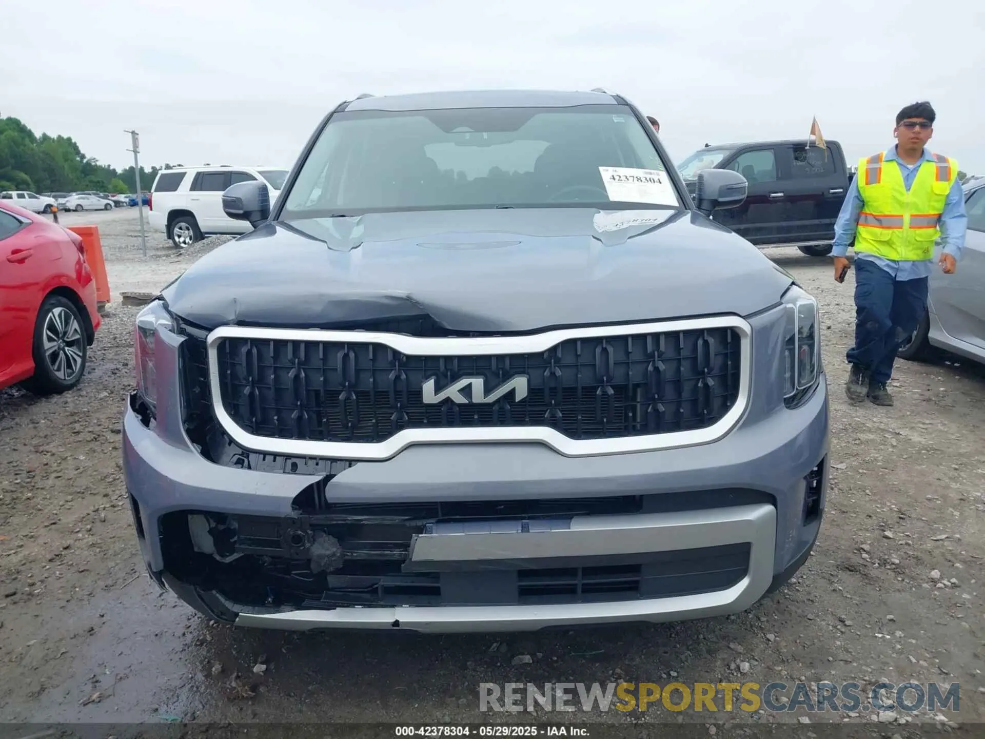 12 fotografías del automóvil dañado 5XYP34GC5PG408253 KIA TELLURIDE 2023
