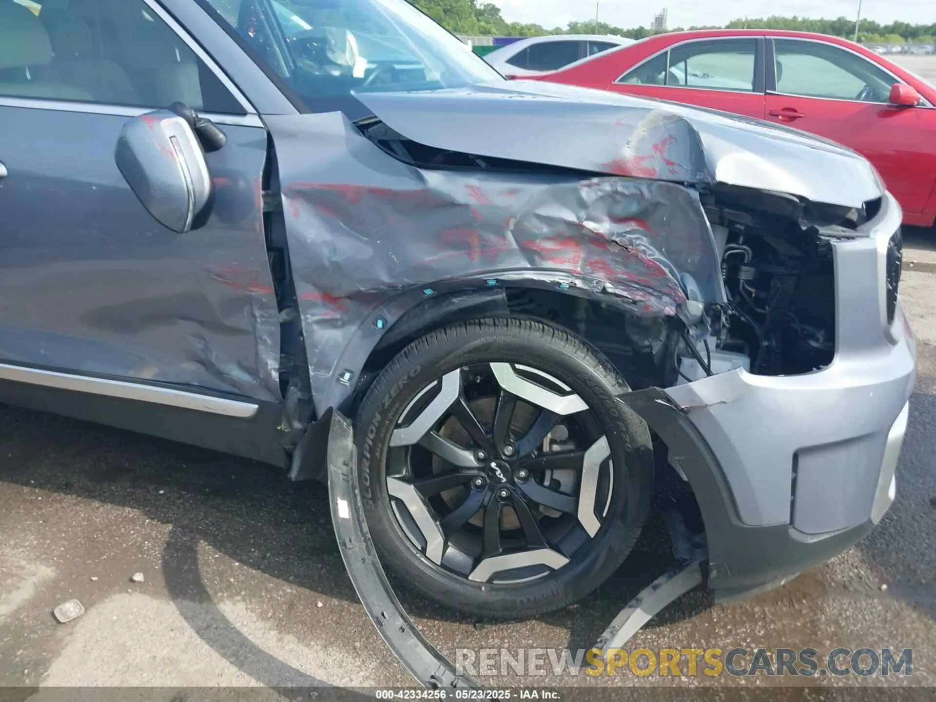 6 fotografías del automóvil dañado 5XYP34GC6PG382858 KIA TELLURIDE 2023