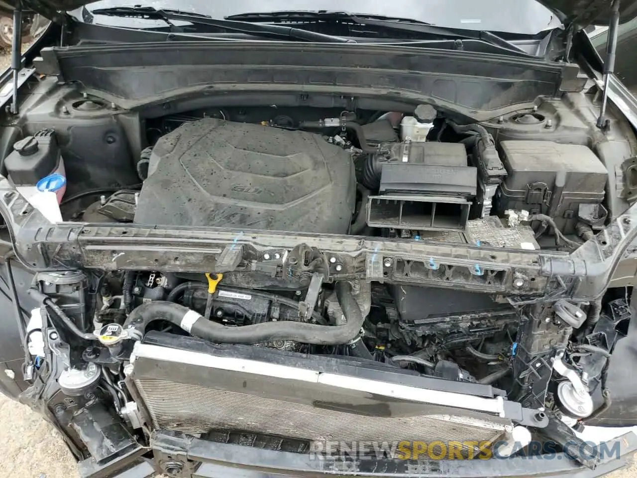 14 fotografías del automóvil dañado 5XYP34GC7PG348752 KIA TELLURIDE 2023