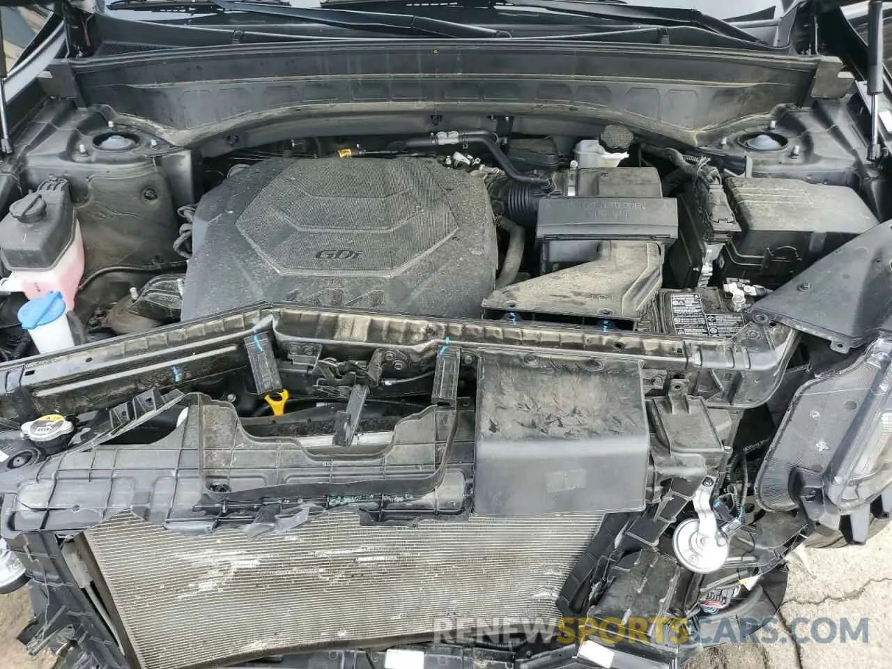 12 fotografías del automóvil dañado 5XYP3DGC2PG329428 KIA TELLURIDE 2023