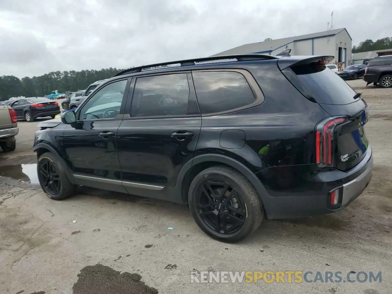 2 fotografías del automóvil dañado 5XYP3DGC2PG329428 KIA TELLURIDE 2023
