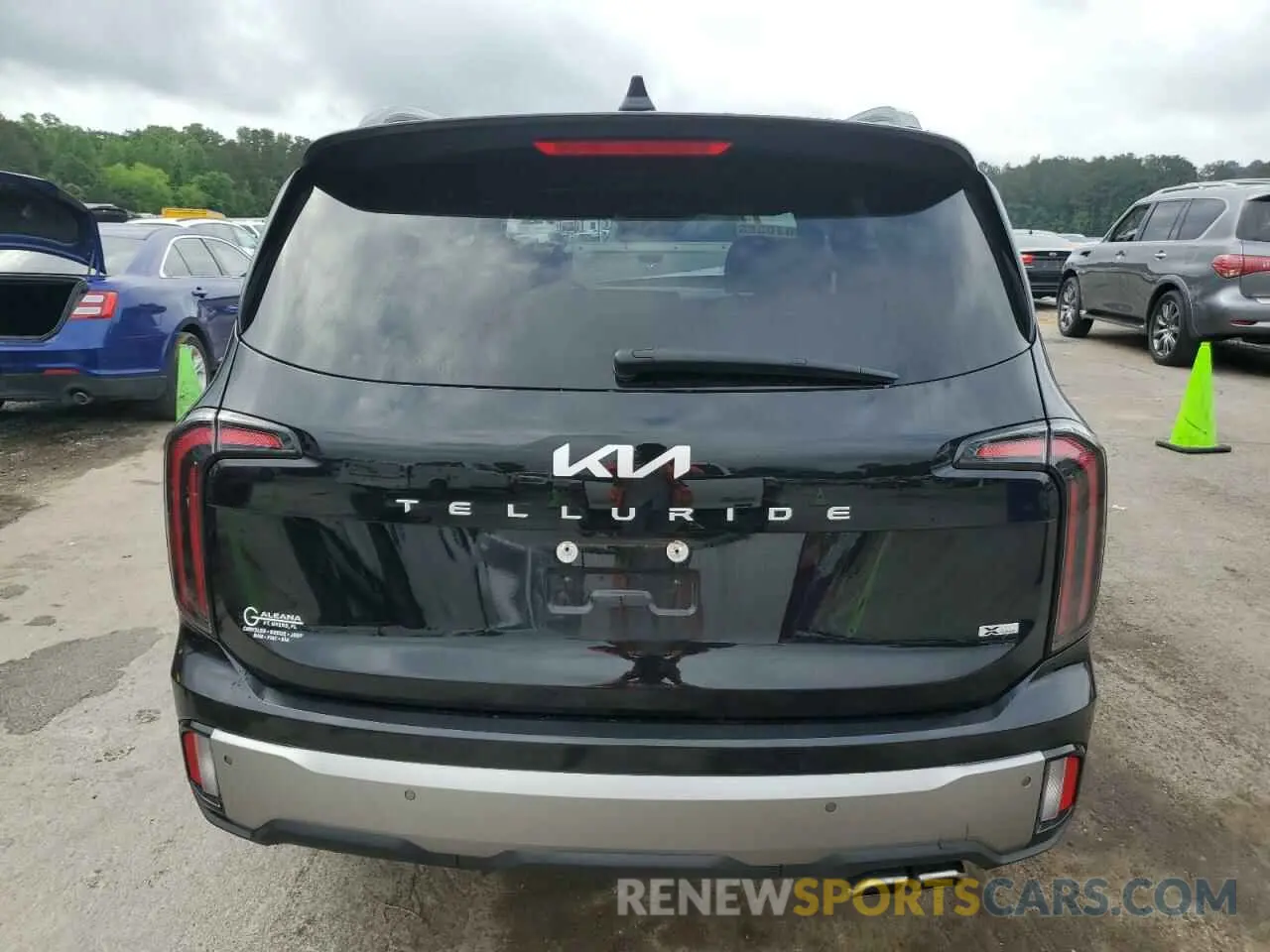 6 fotografías del automóvil dañado 5XYP3DGC2PG329428 KIA TELLURIDE 2023