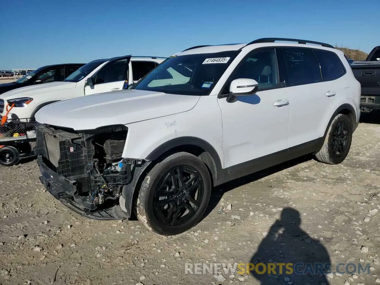 1 fotografías del automóvil dañado 5XYP3DGC3PG344827 KIA TELLURIDE 2023