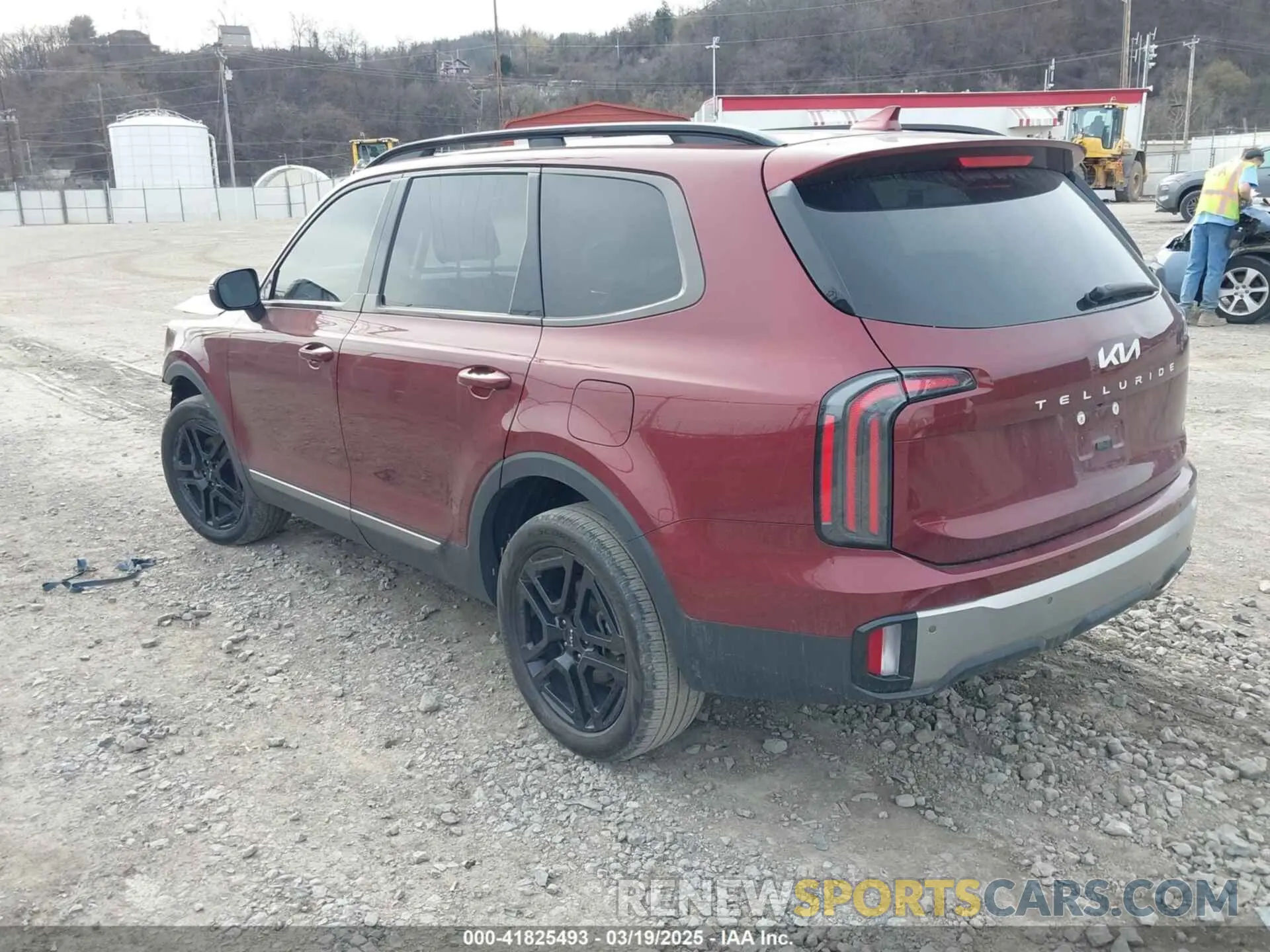 3 fotografías del automóvil dañado 5XYP3DGC7PG351361 KIA TELLURIDE 2023