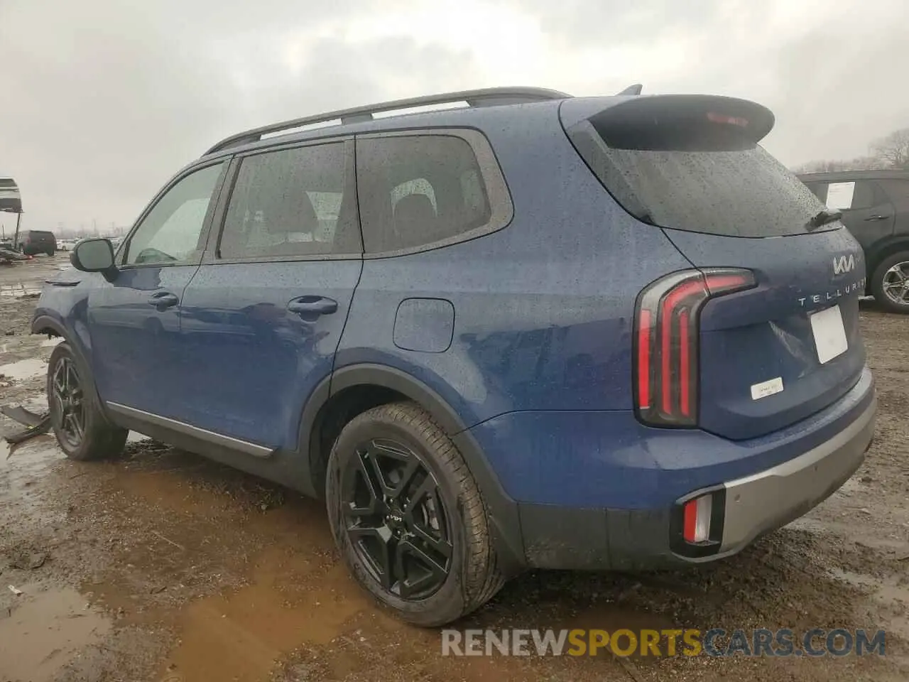 2 fotografías del automóvil dañado 5XYP3DGC7PG404463 KIA TELLURIDE 2023