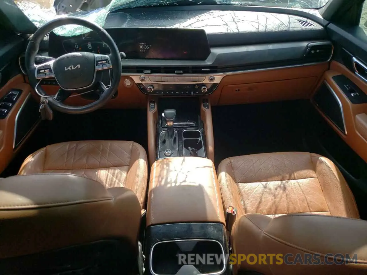 8 fotografías del automóvil dañado 5XYP3DGC9PG337381 KIA TELLURIDE 2023