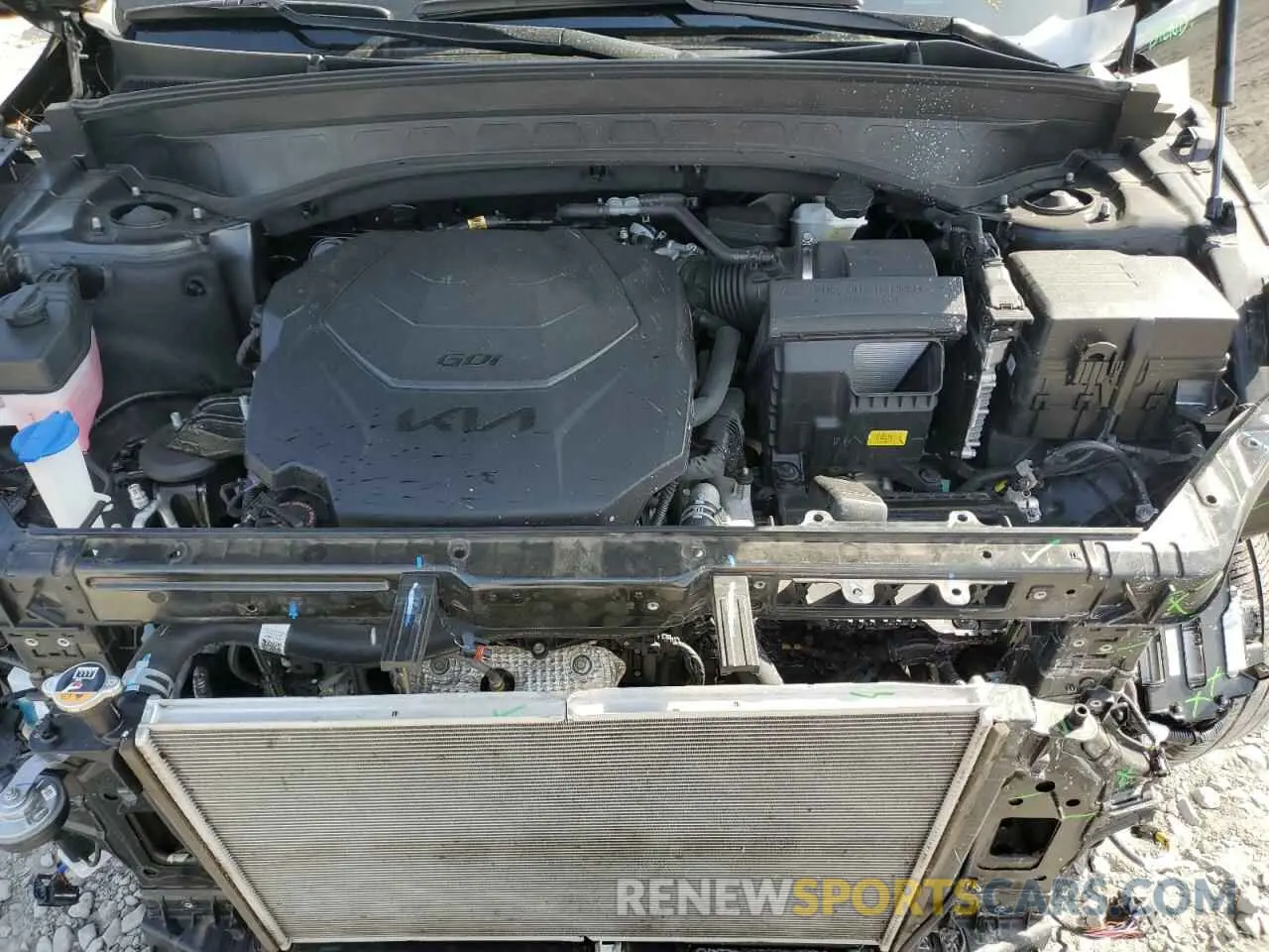 12 fotografías del automóvil dañado 5XYP54GC1PG396371 KIA TELLURIDE 2023
