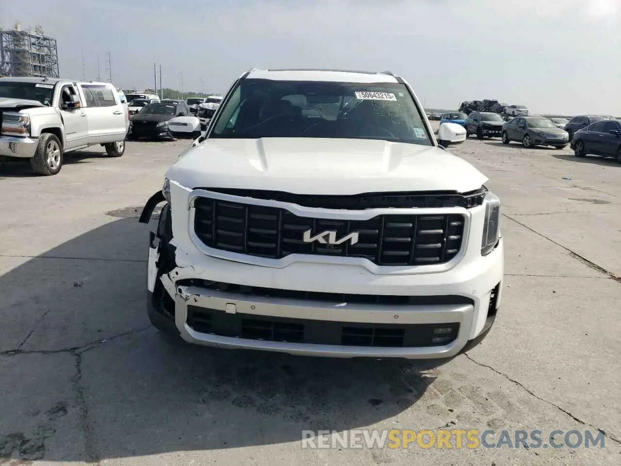 5 fotografías del automóvil dañado 5XYP54GC5PG364944 KIA TELLURIDE 2023