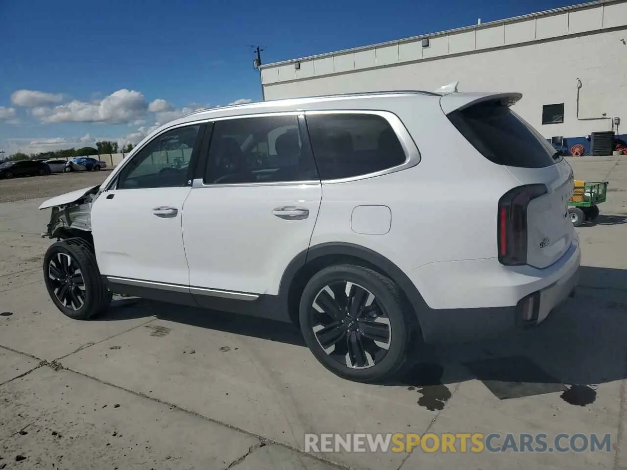 2 fotografías del automóvil dañado 5XYP5DGC1PG355349 KIA TELLURIDE 2023