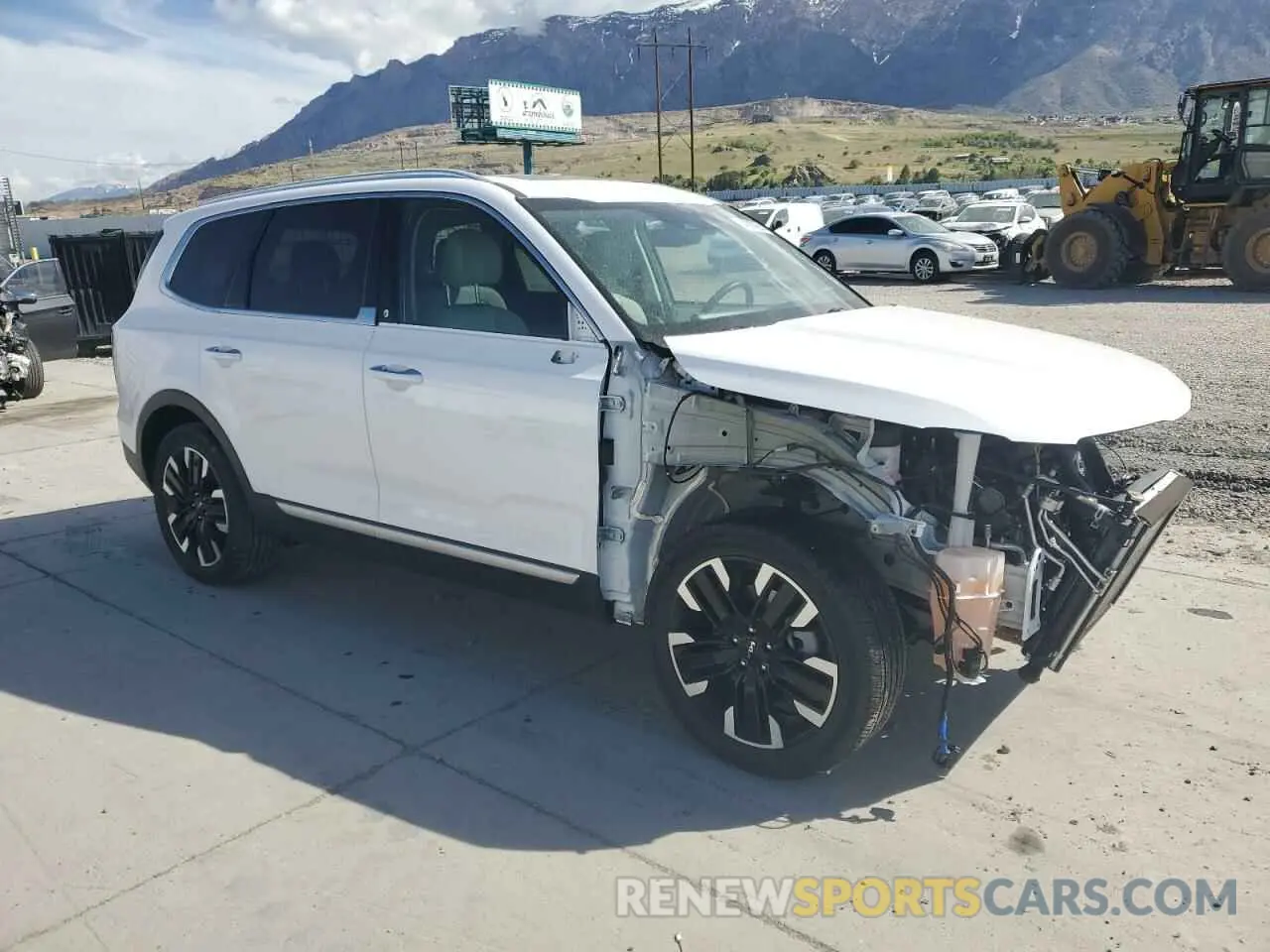 4 fotografías del automóvil dañado 5XYP5DGC1PG355349 KIA TELLURIDE 2023