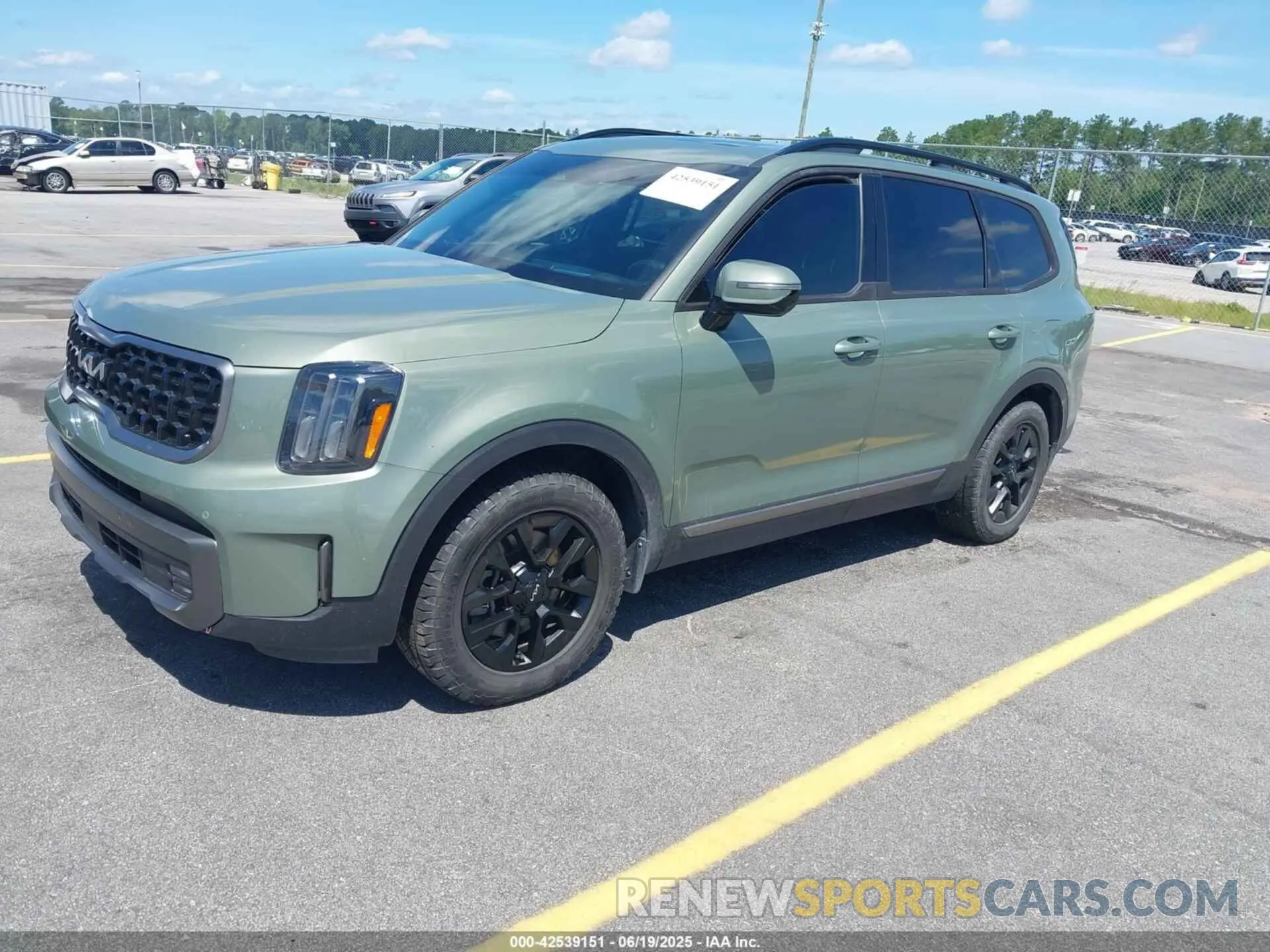 2 fotografías del automóvil dañado 5XYP5DGC3PG326547 KIA TELLURIDE 2023